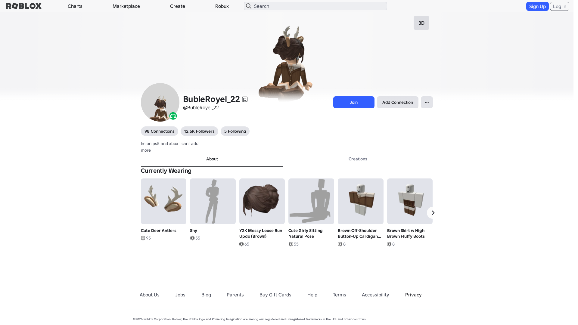 Screenshot of www.roblox.com.ml