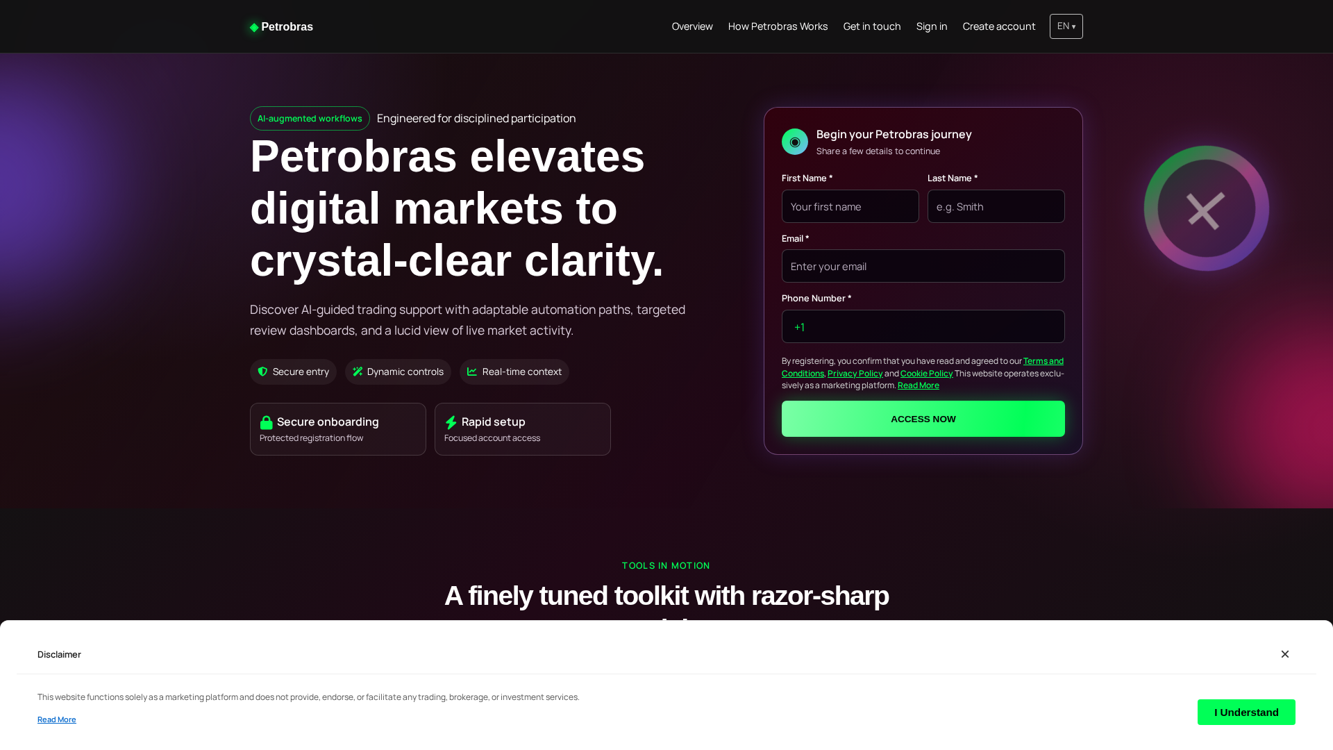 Screenshot of petrobras.digital