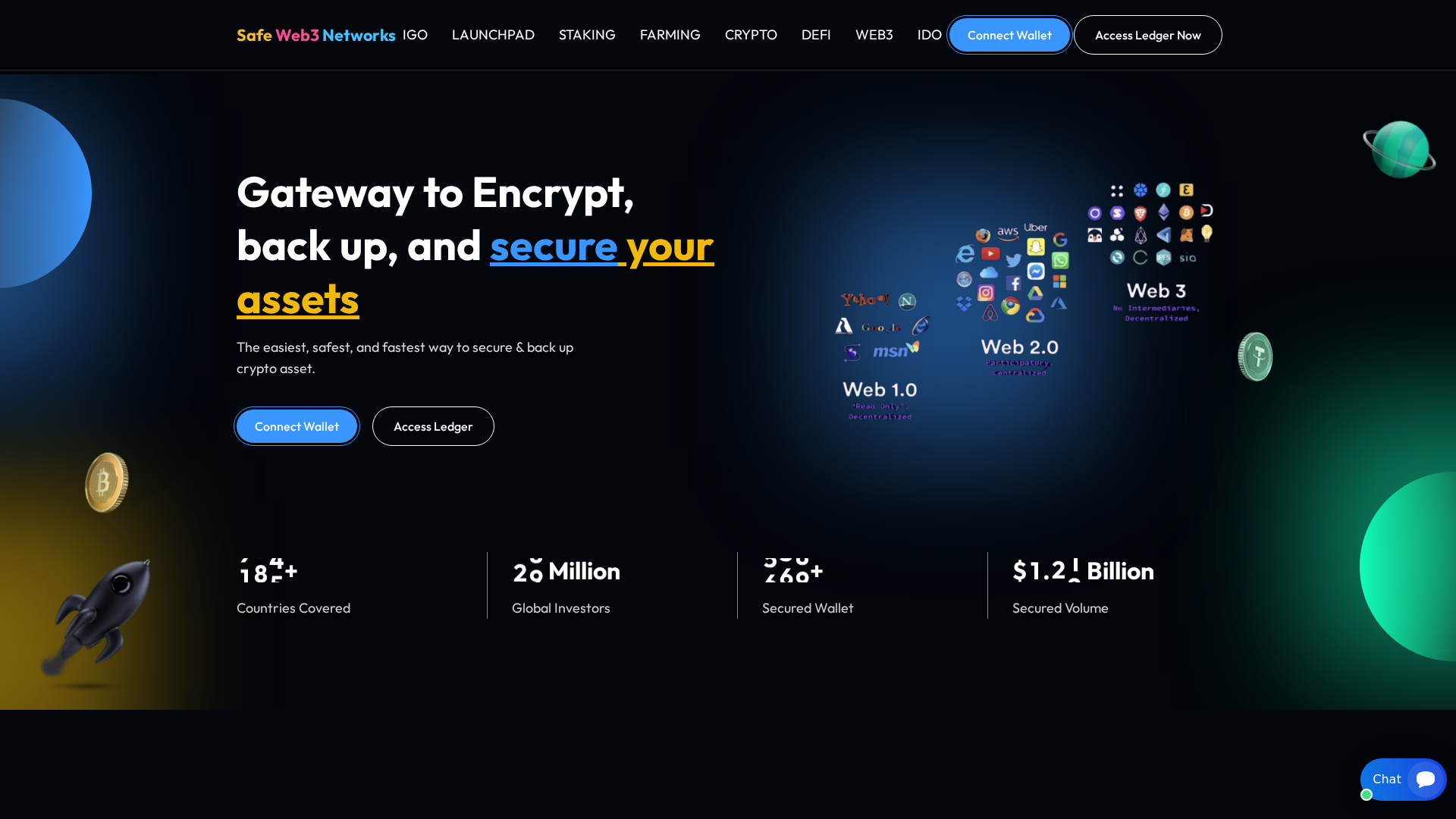 Screenshot of safeweb3-networks.com