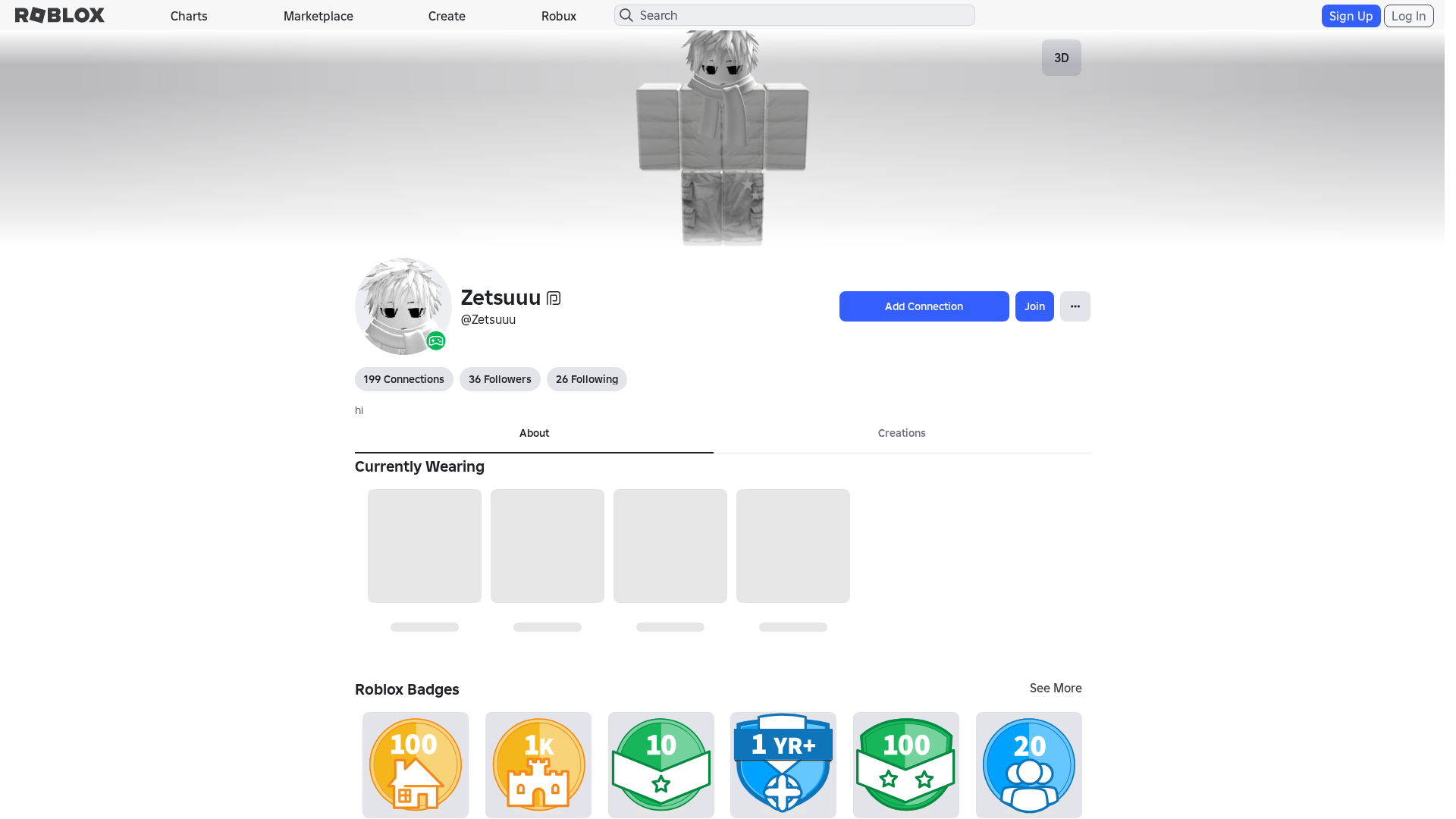 Screenshot of www.roblox.com.kz