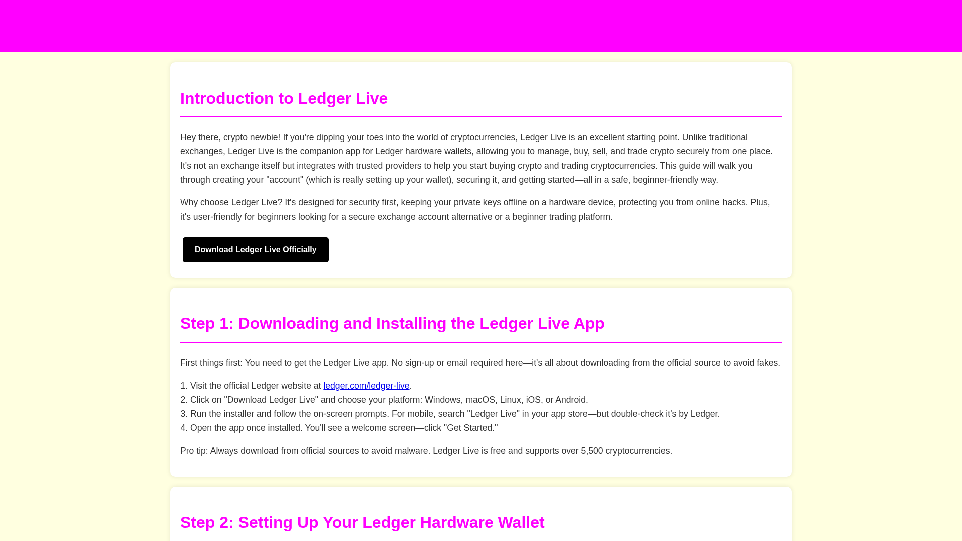 Screenshot of faq--ledger-live-us.pages.dev