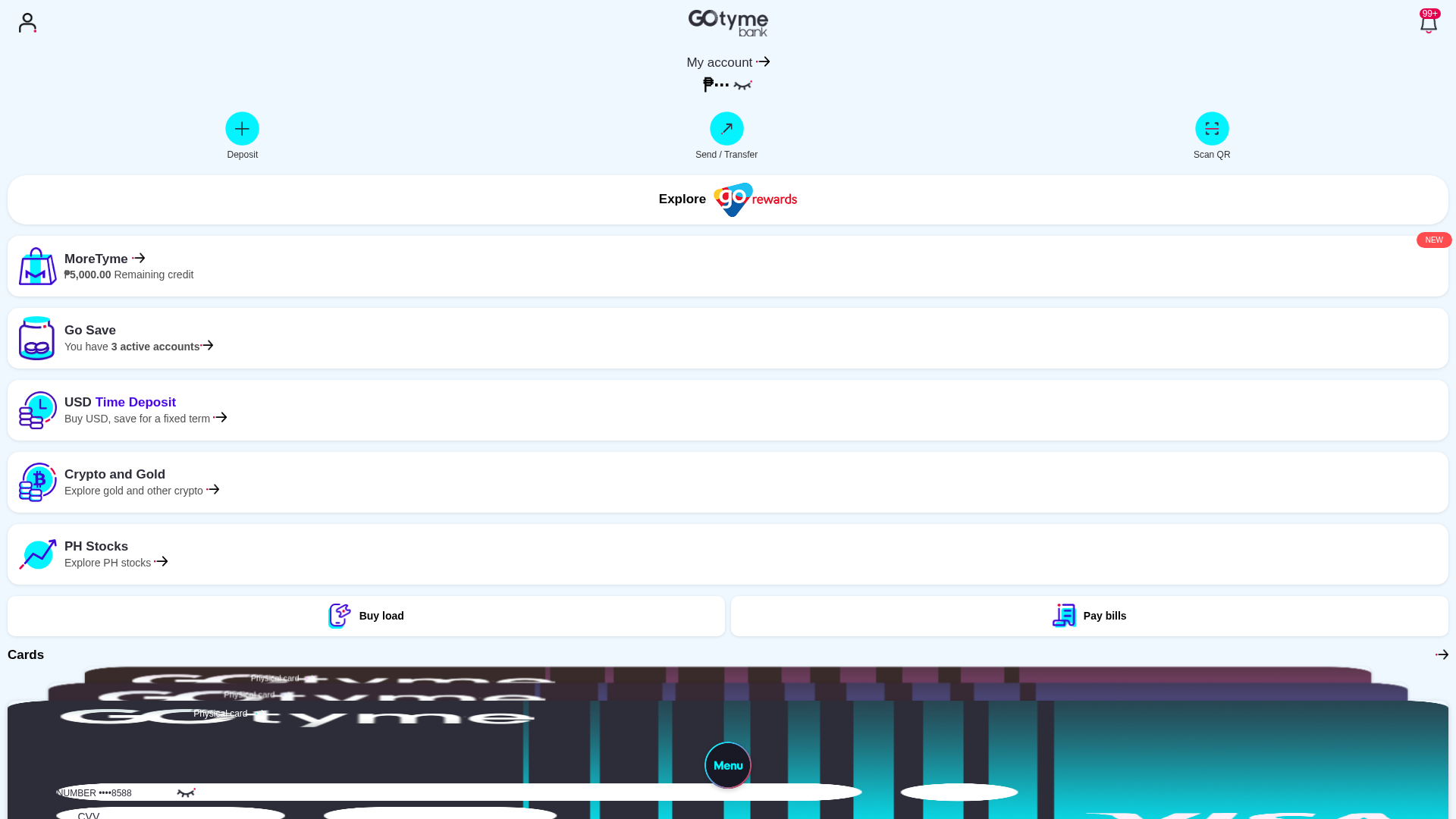 Screenshot of gotyme.noonvip.com
