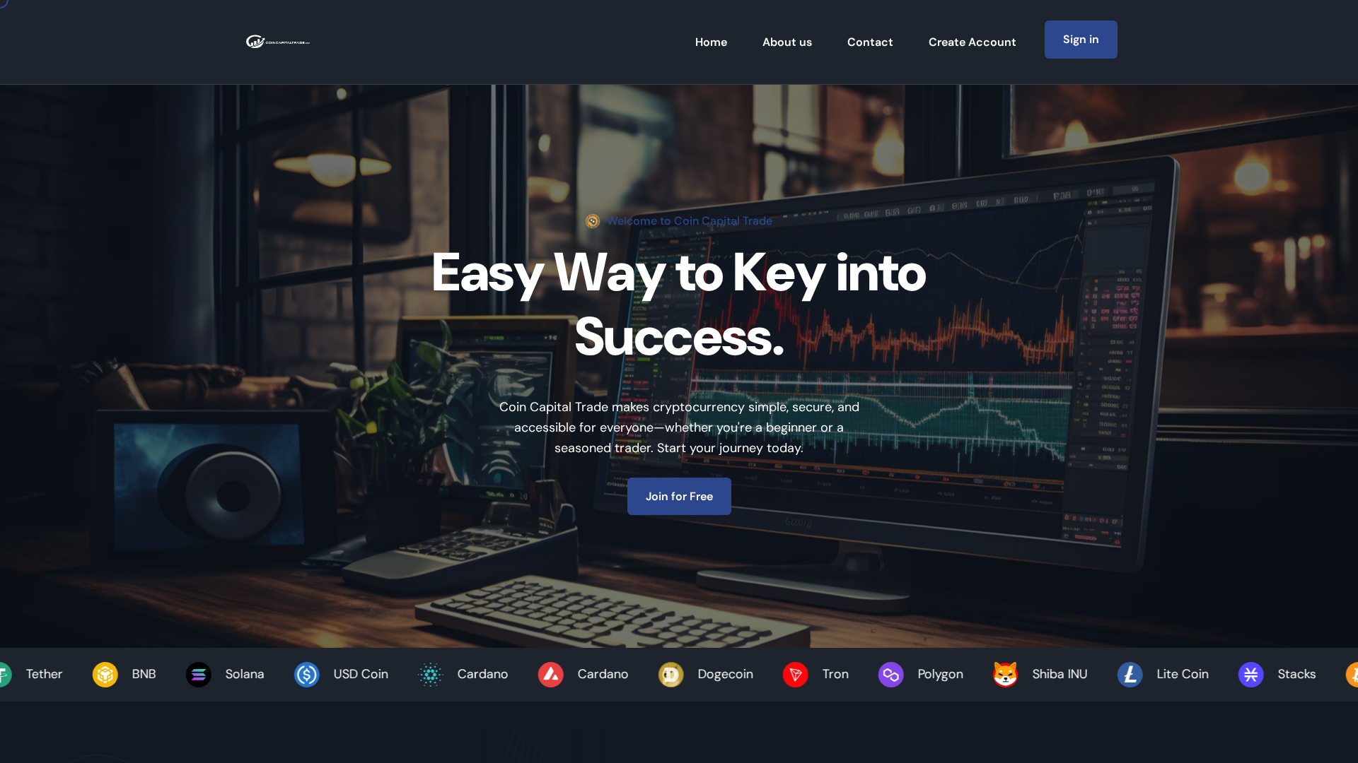 Screenshot of coincapitaltrade.org