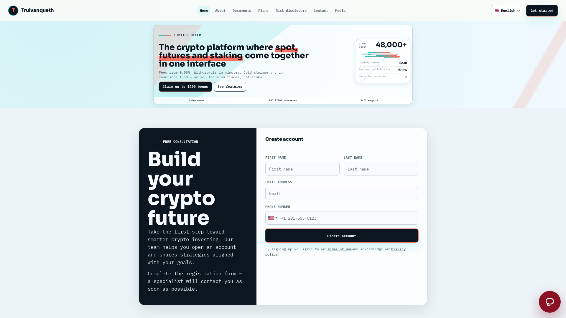 Screenshot of trulvanqueth-platform.com