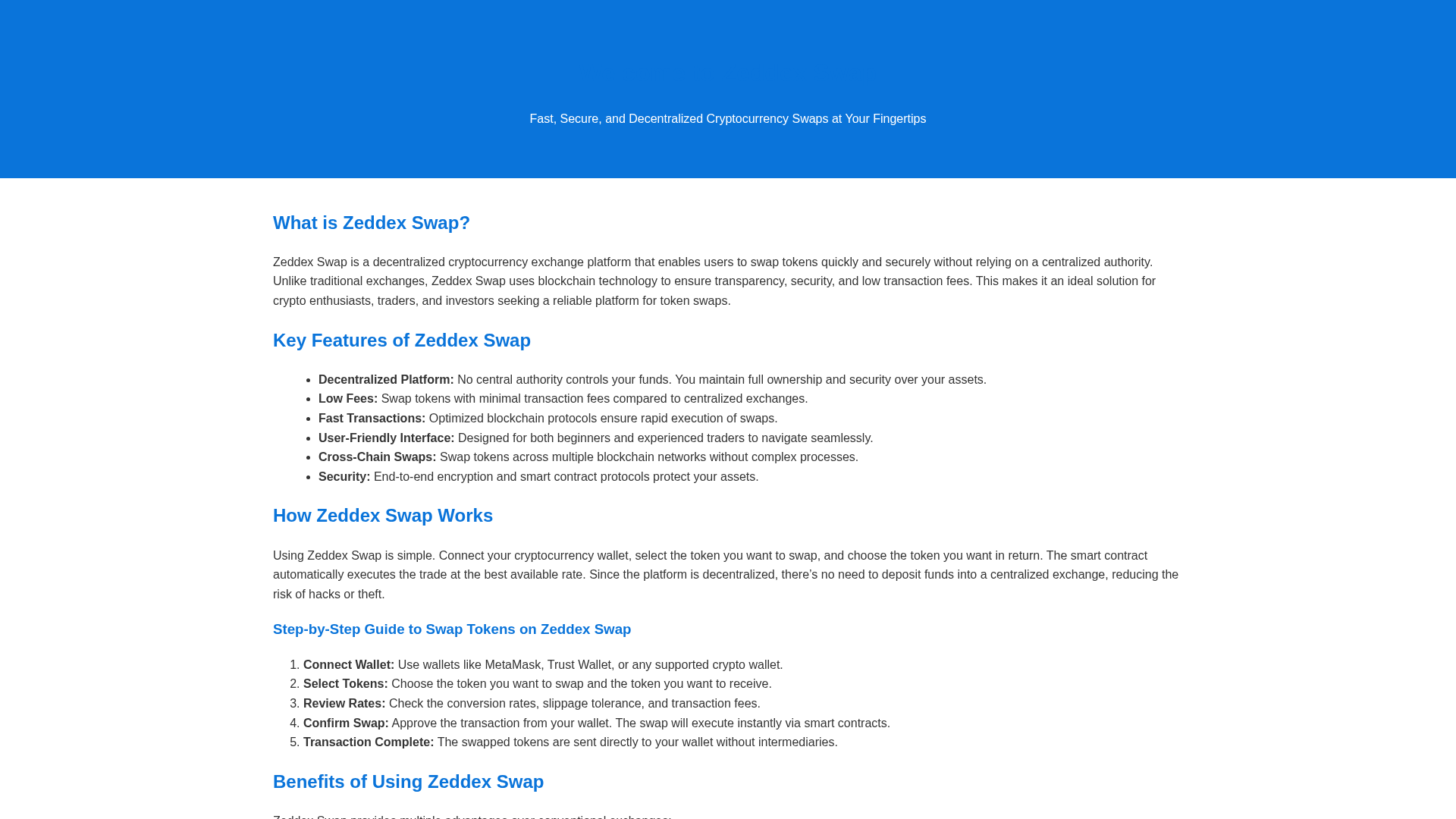 Screenshot of auth-zeddex-swap-eng-us.pages.dev