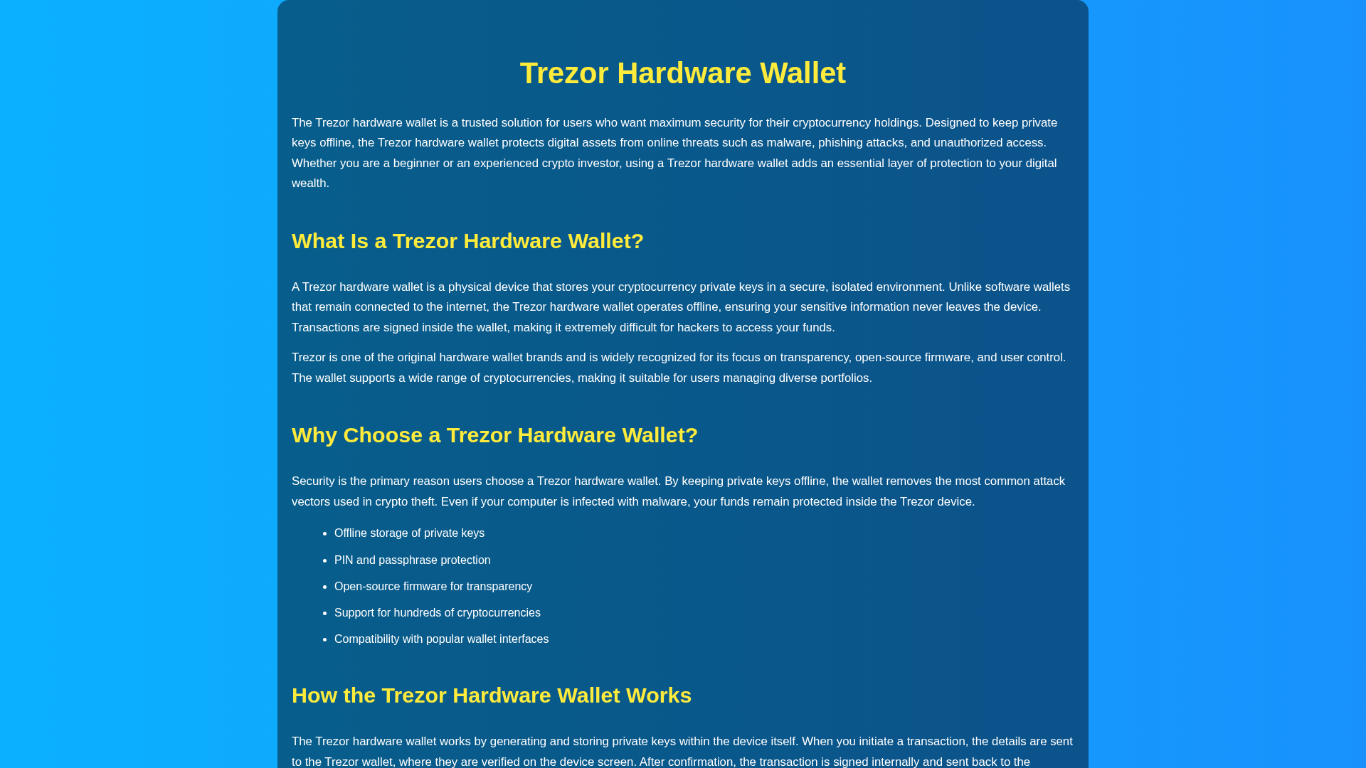 Screenshot of trezor-help-us.wasmer.app
