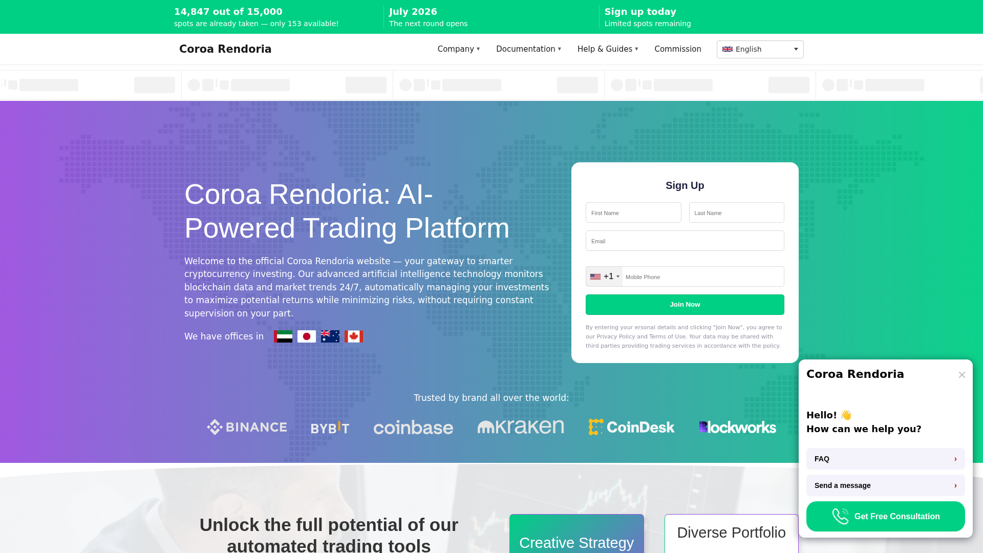 Screenshot of coroa-rendoria.org