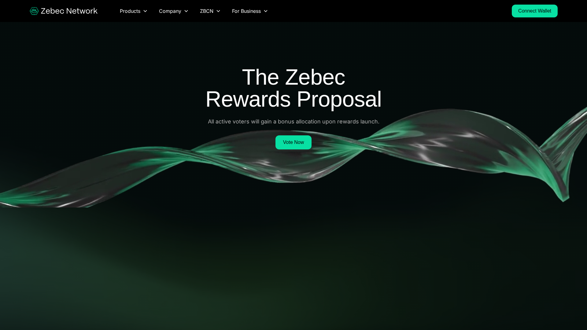 Screenshot of votes-zebec.xyz