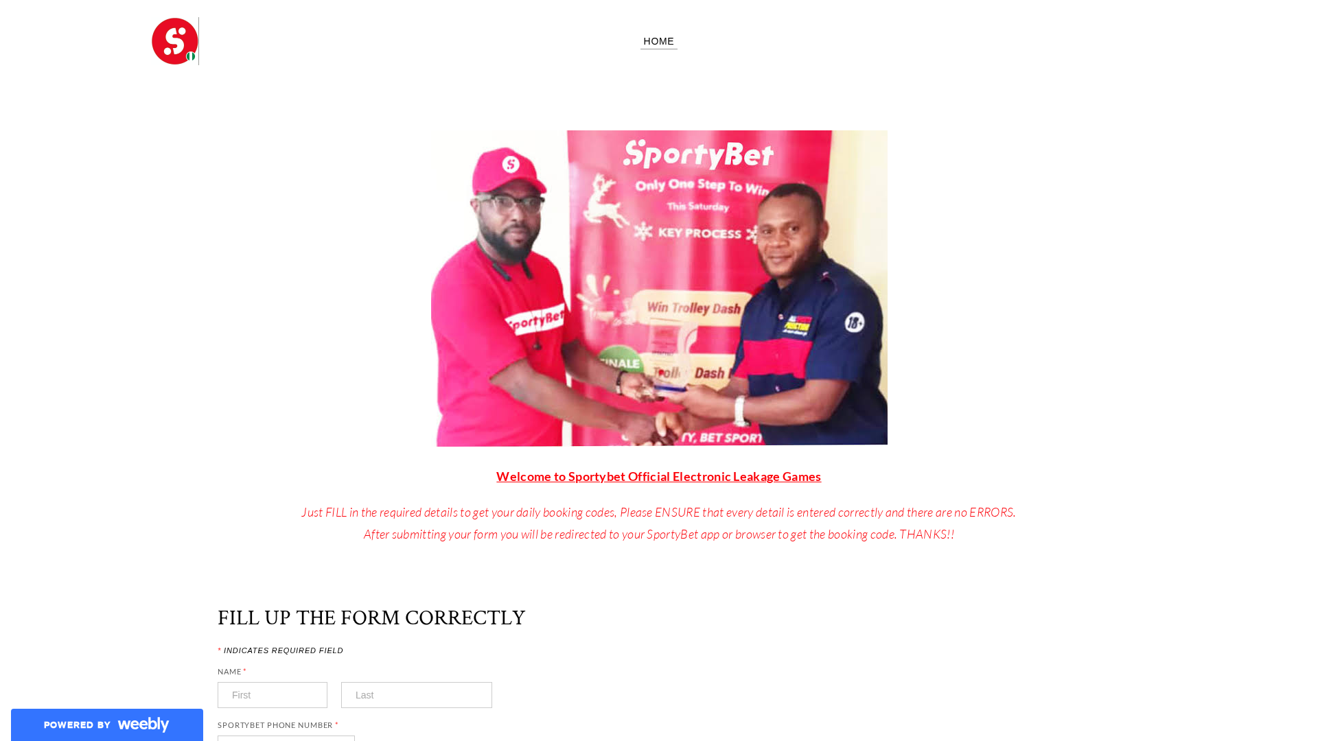 Screenshot of sportybet-bookingoffer.weebly.com