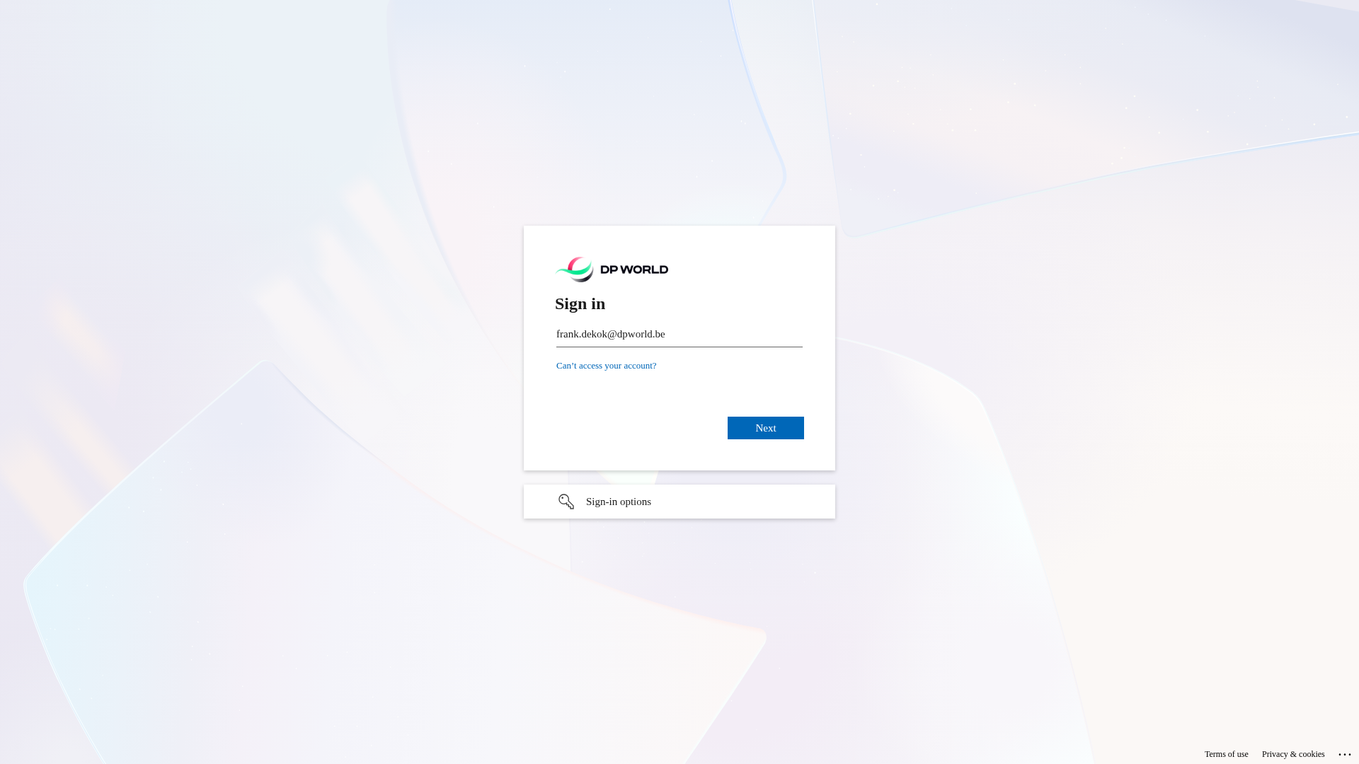 Screenshot of signin.broker