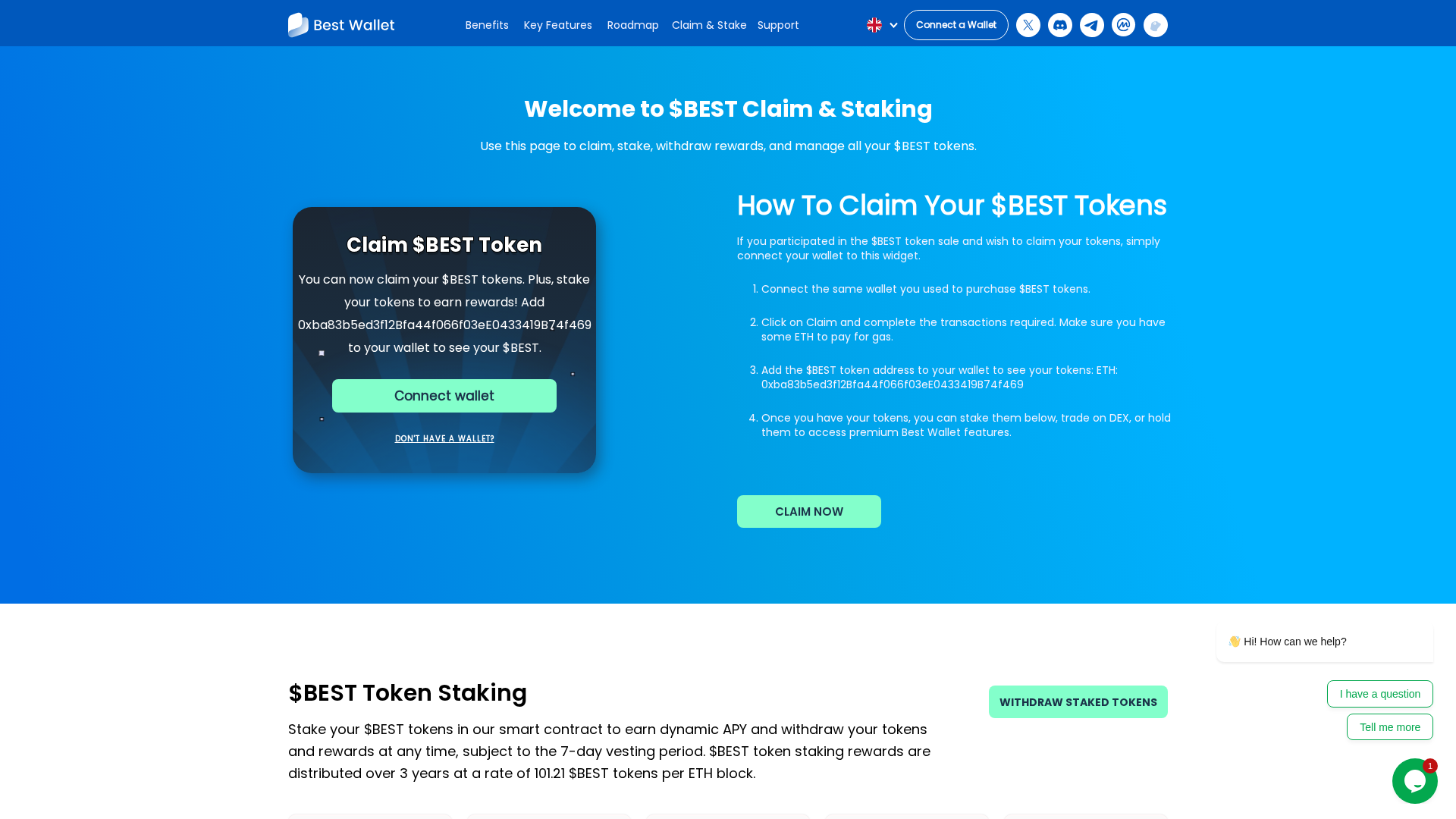 Screenshot of besttokenst.xyz