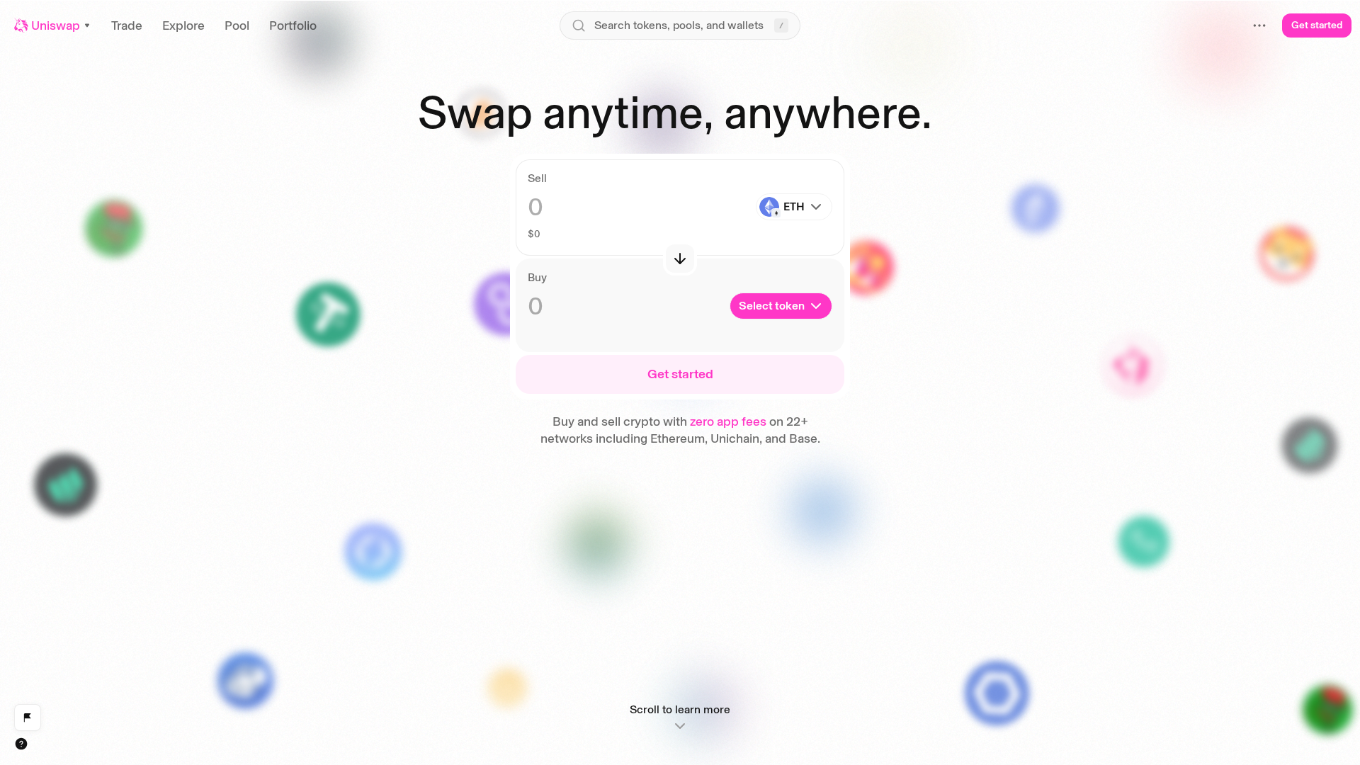 Screenshot of web-nickkoutrelakos-eco-178-unblock-permissioned-f27a9b-uniswap.vercel.app