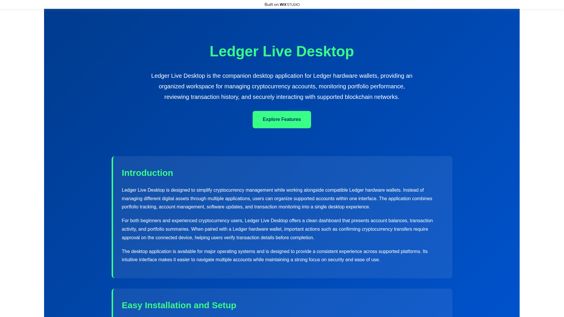 Screenshot of console-liveapp.wixstudio.com