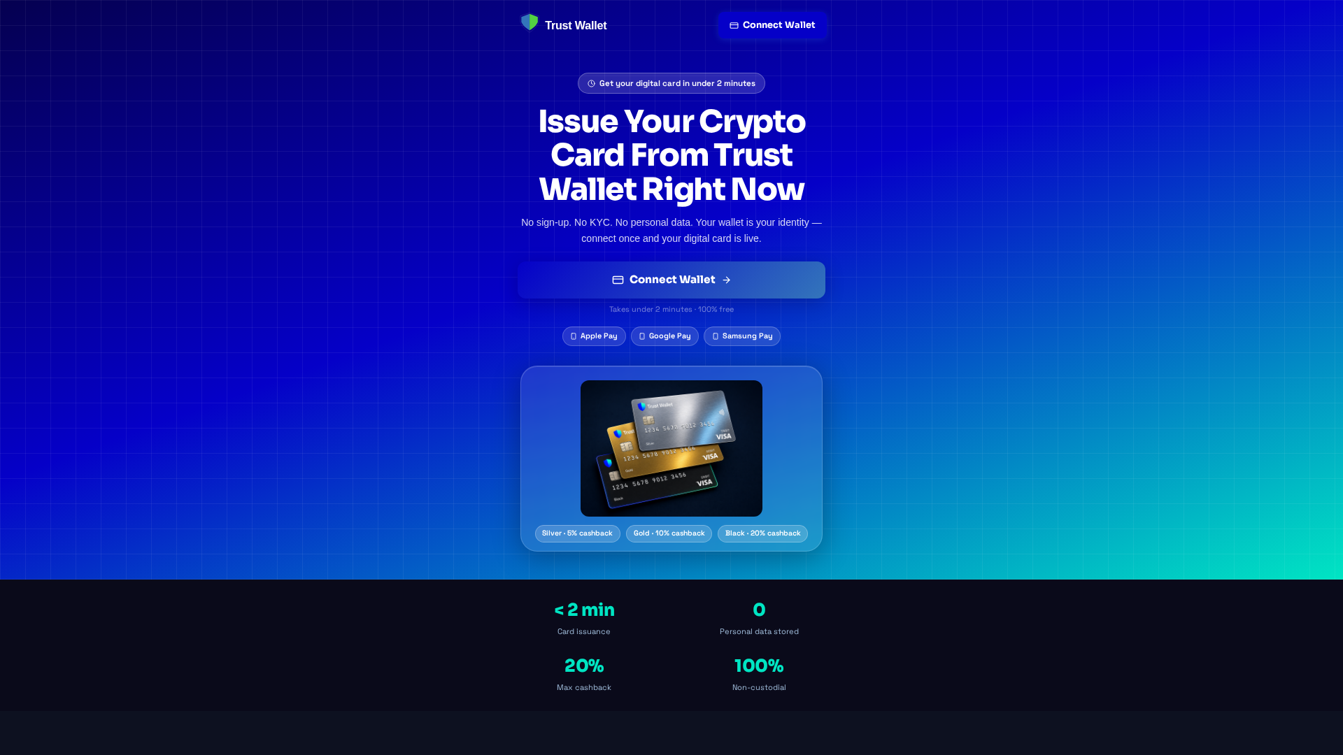 Screenshot of trustwcards.netlify.app