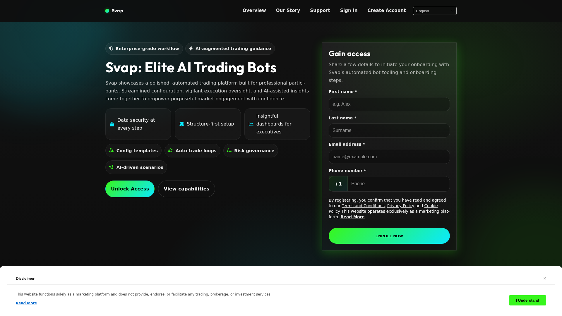 Screenshot of svap-soft.com