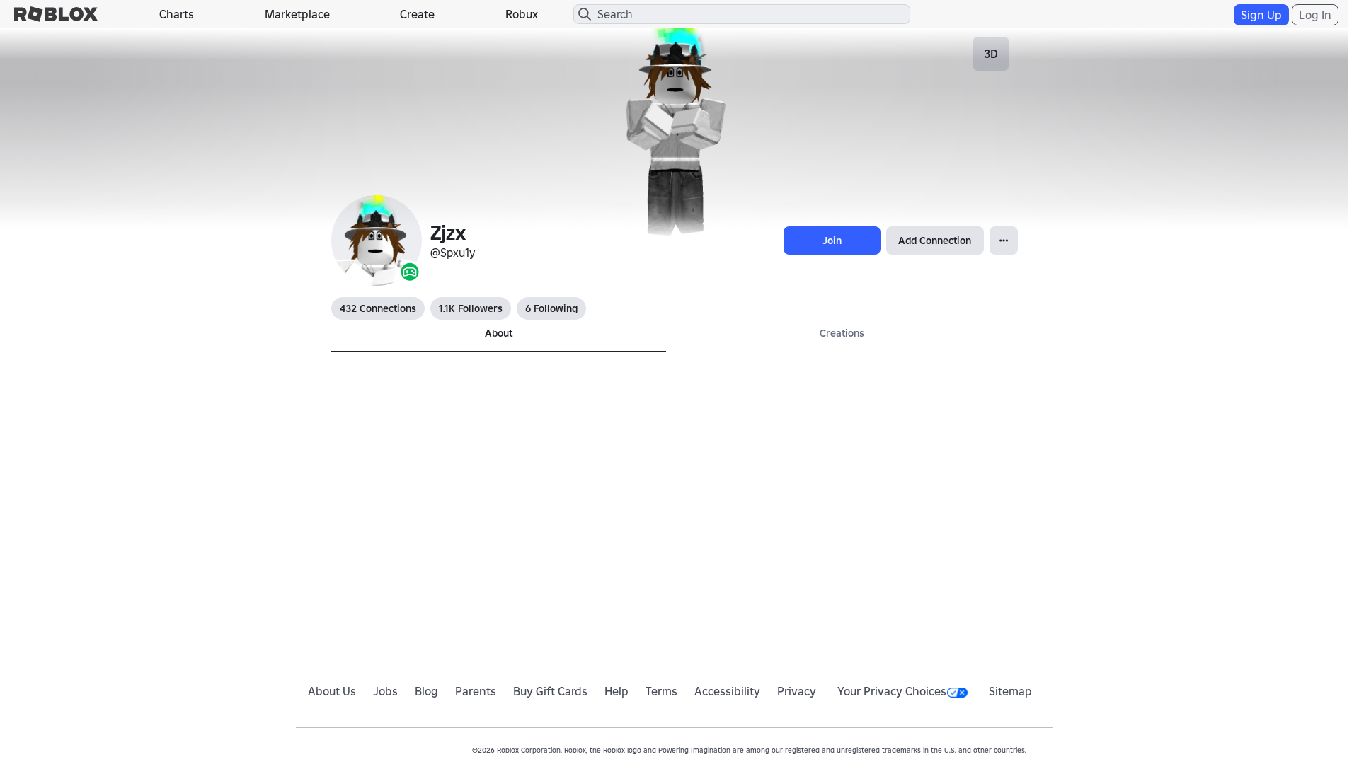 Screenshot of www.roblox.com.bi