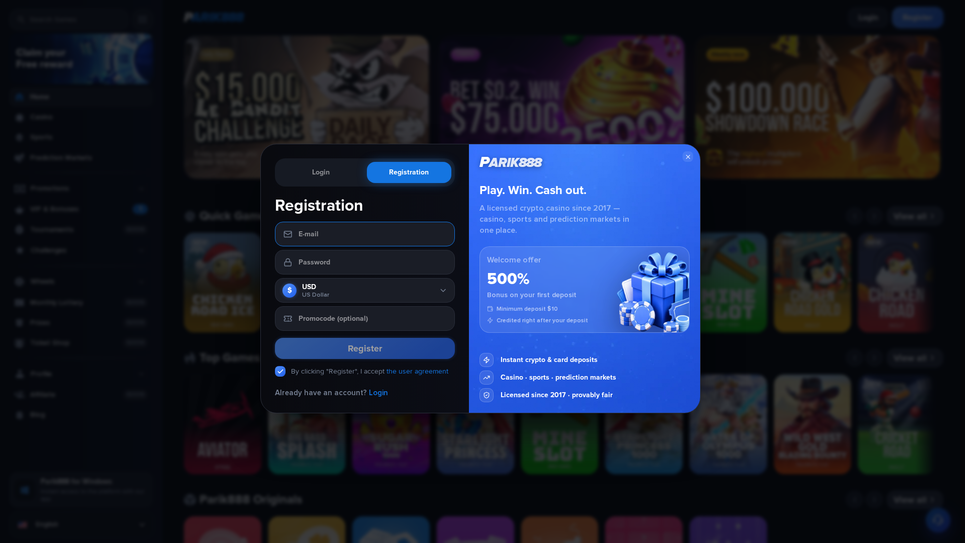 Screenshot of parik888.com