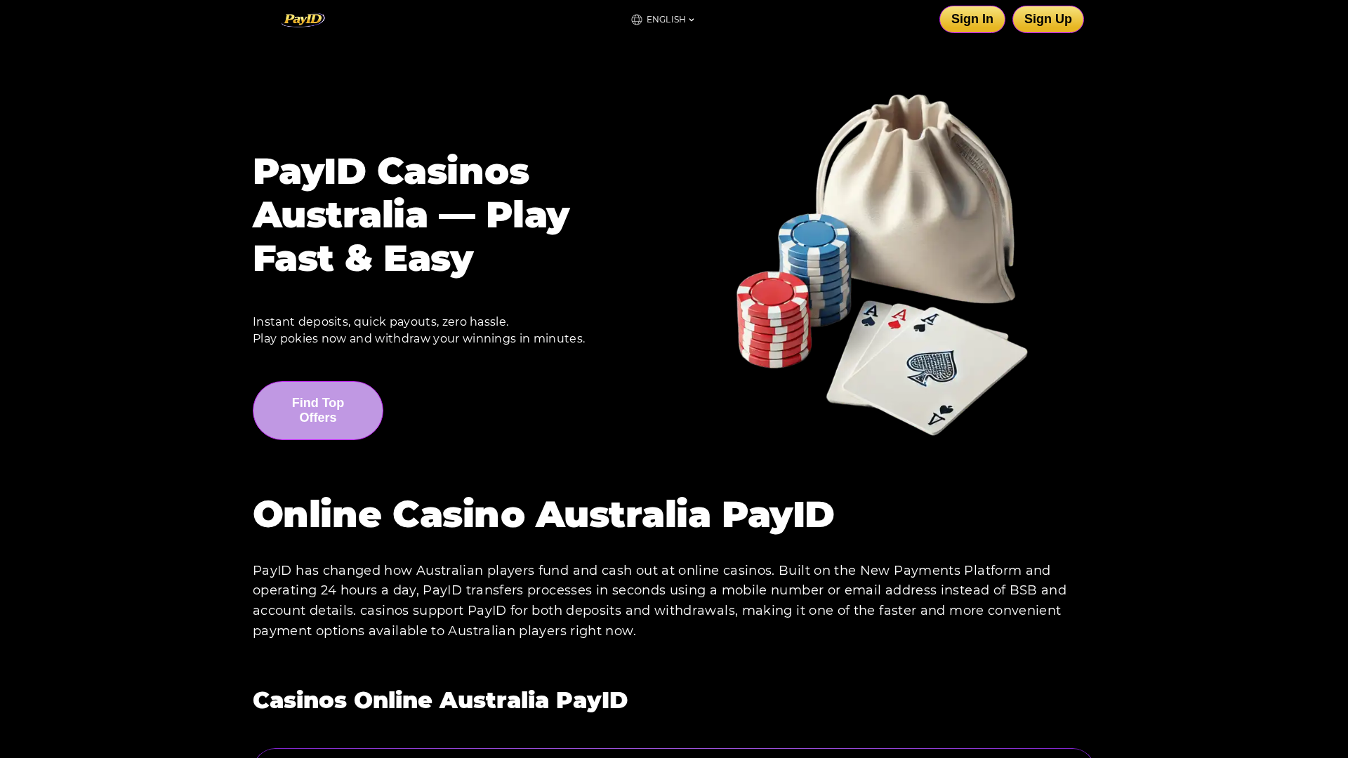 Screenshot of payid-online-casino-au.com