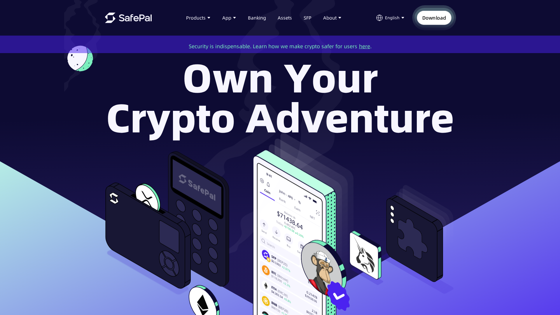 Screenshot of safepal-insure.com