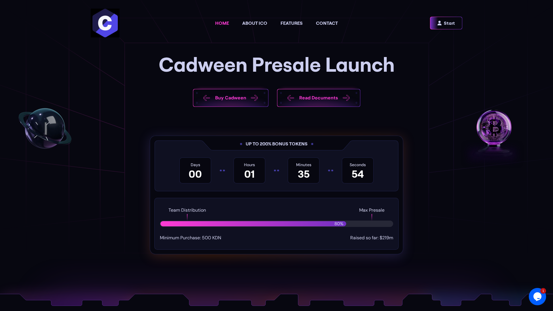Screenshot of cadween.net