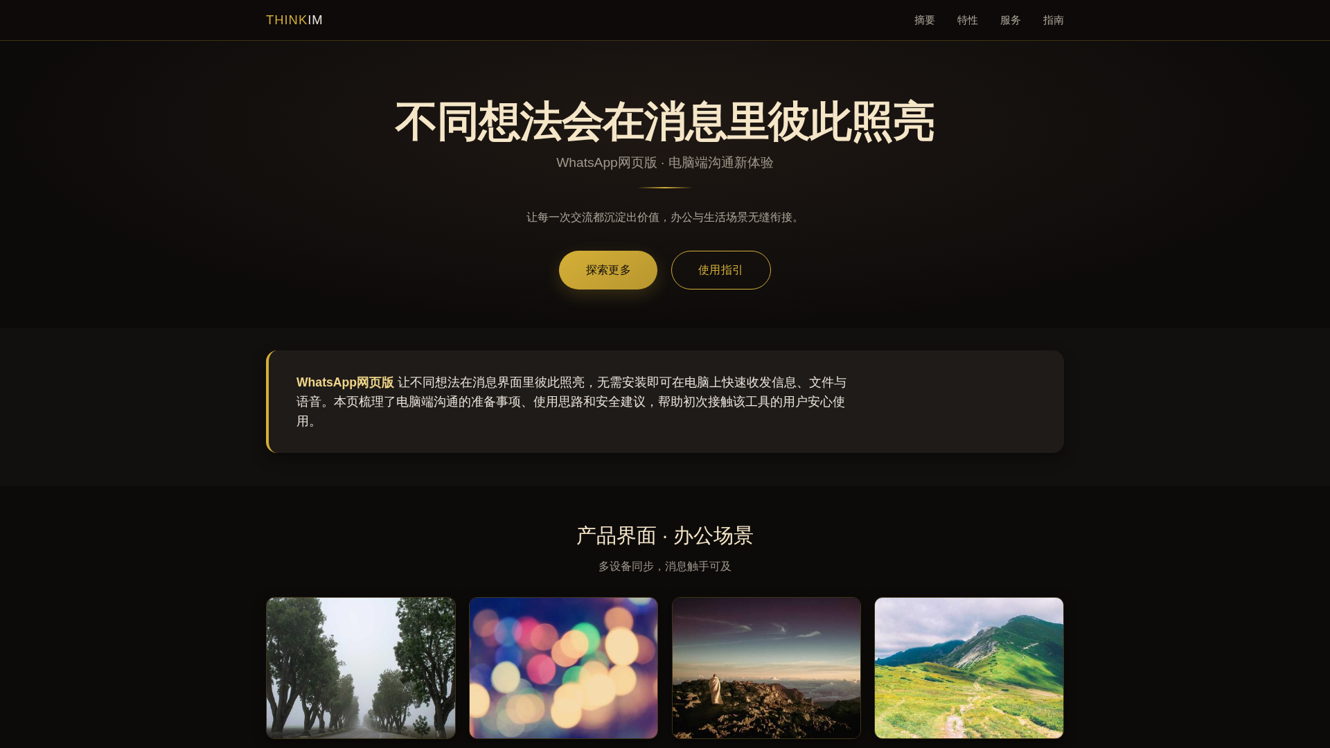 Screenshot of thinkim-whatapp.hl.cn