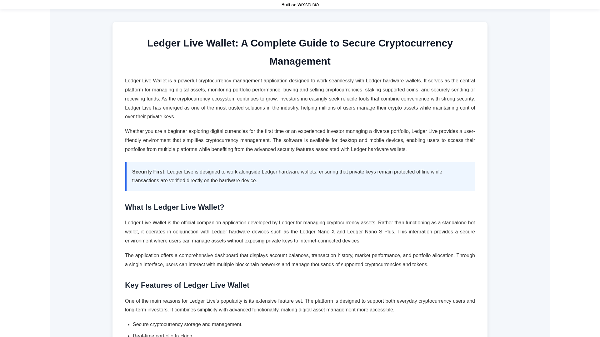 Screenshot of support-ledzrcdn.wixstudio.com