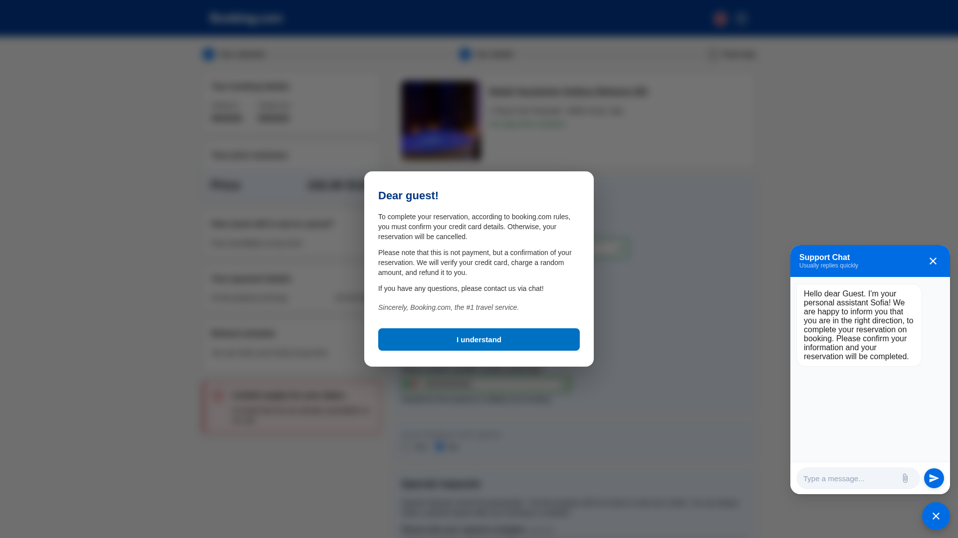 Screenshot of booklng-pagadaconfidate.com