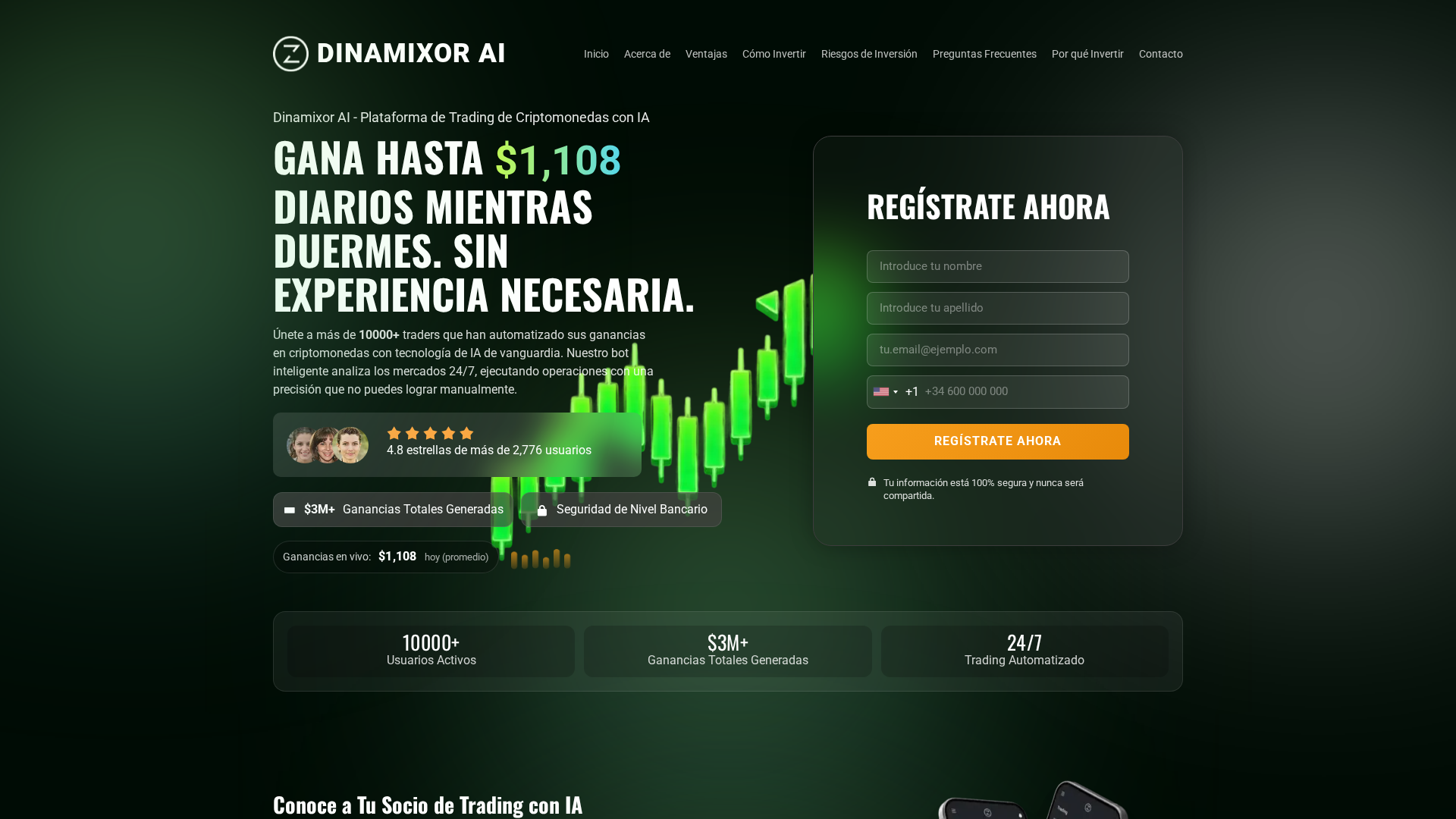 Screenshot of dinamixorai.net