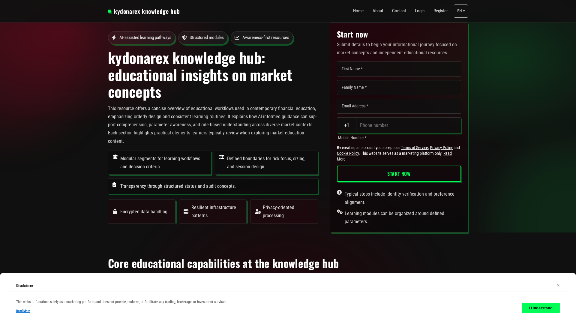 Screenshot of capitalmarketschool.com