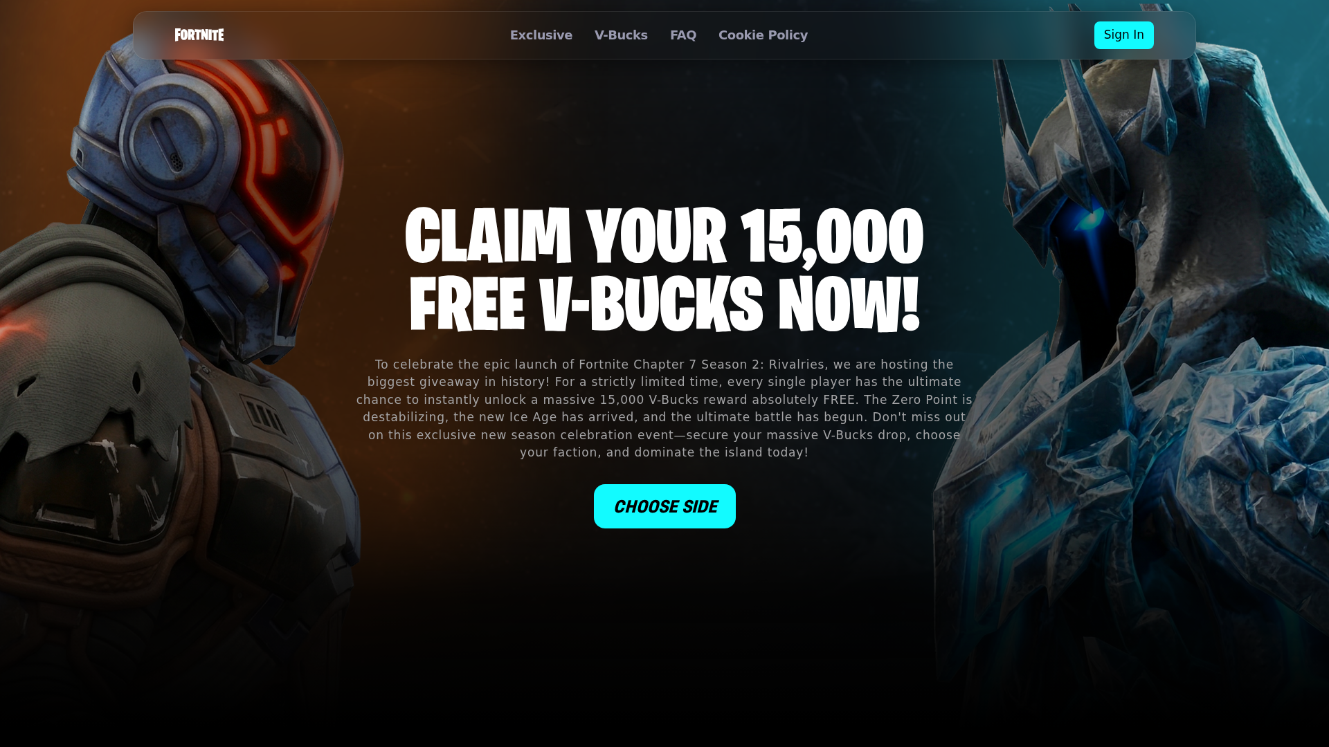 Screenshot of fortniteloot.top