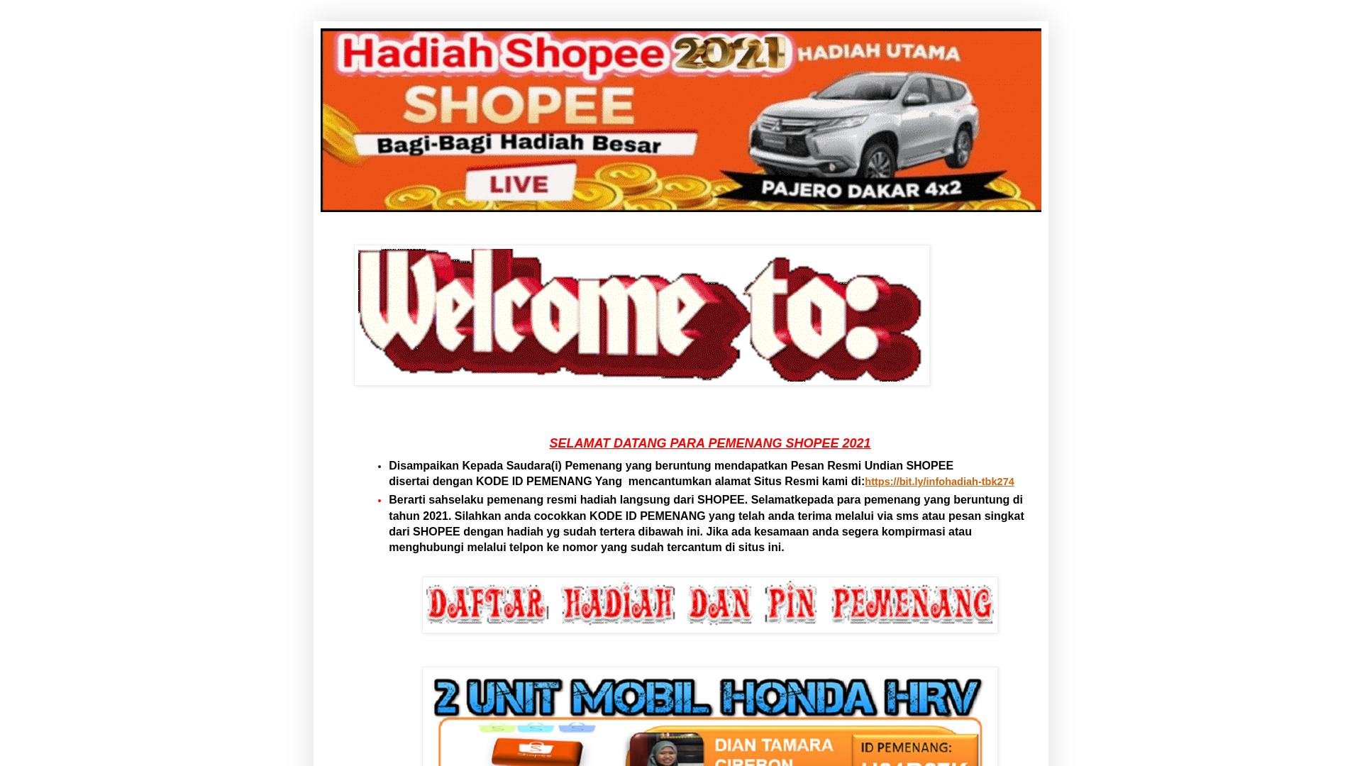 Screenshot of www.infohadiah-bk274.blogspot.com