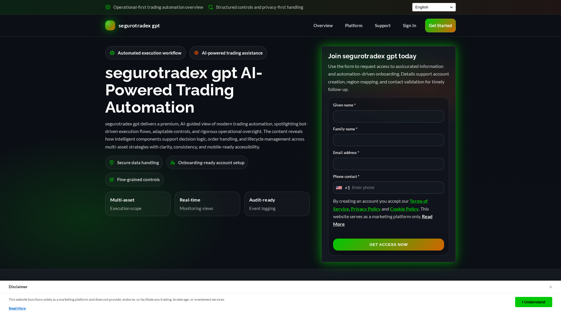 Screenshot of segurotradexgpt.digital