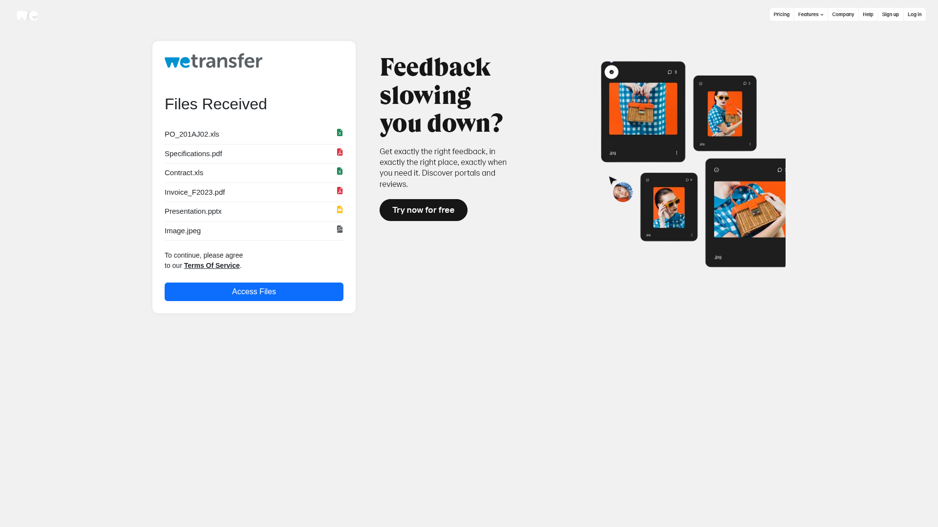 Screenshot of wetransf3r.github.io
