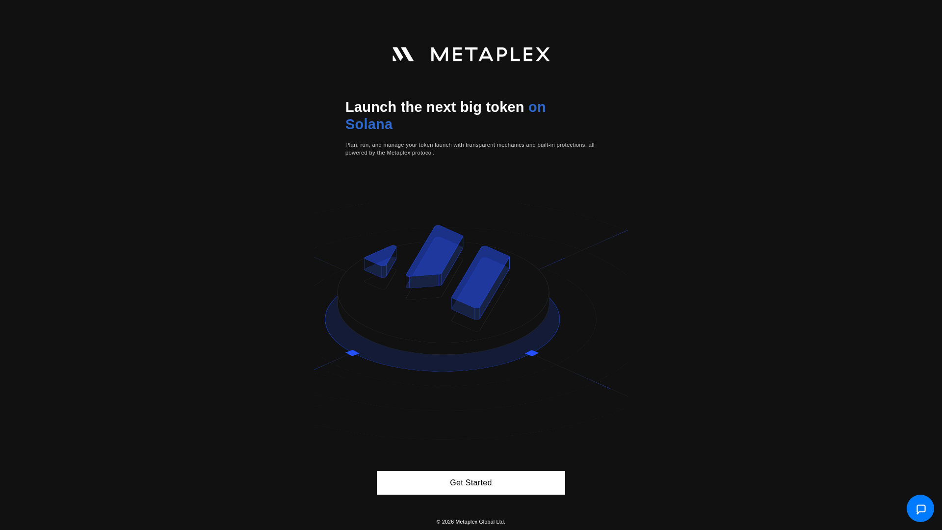 Screenshot of metaplex-nft.io
