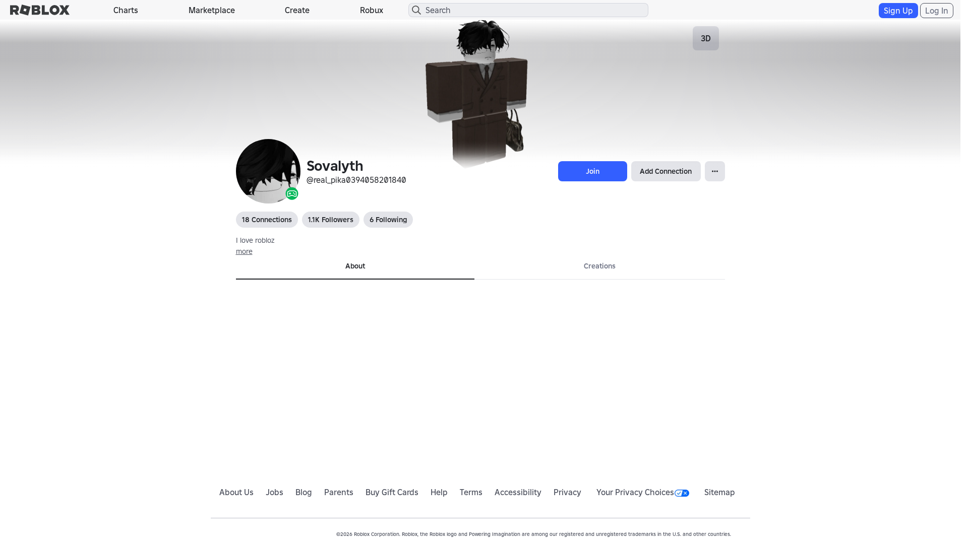 Screenshot of www.roblox.com.et