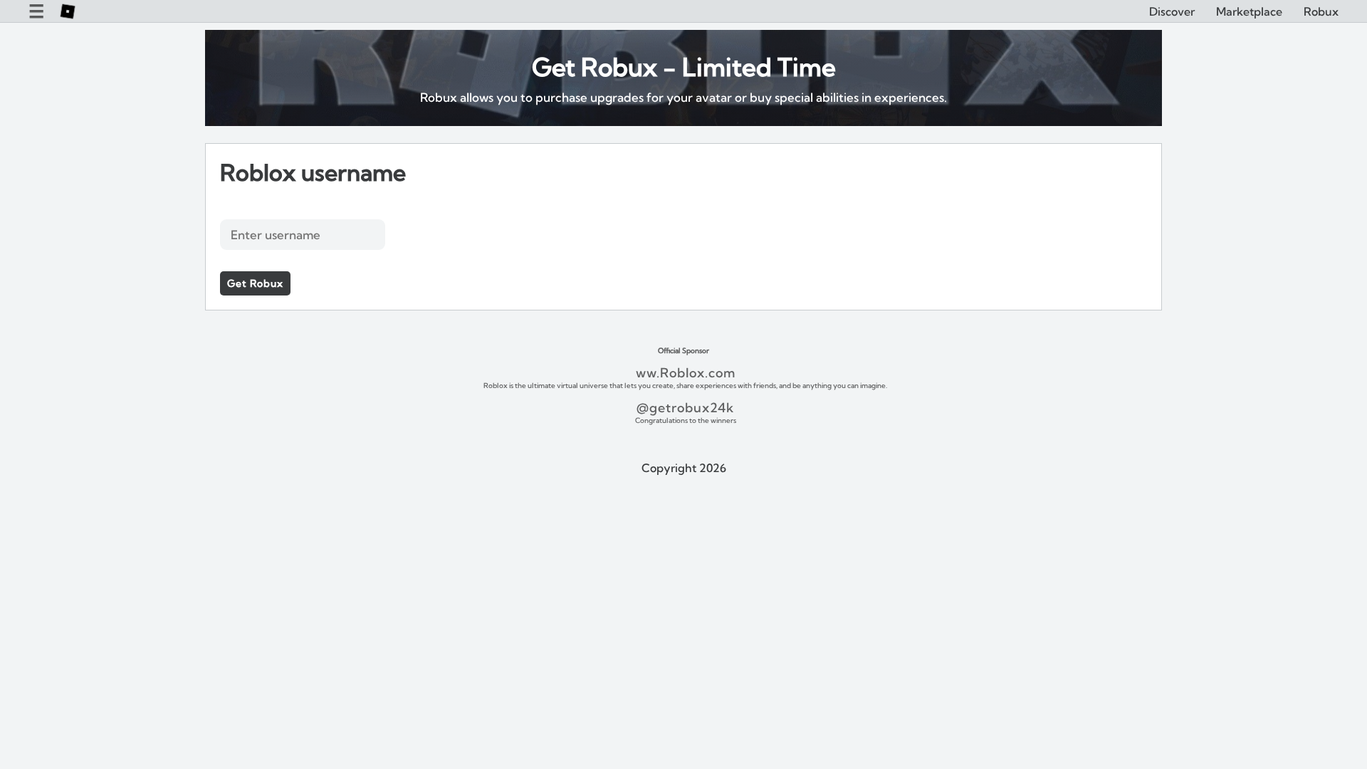 Screenshot of www.gett10krobuxofficial.blogspot.com