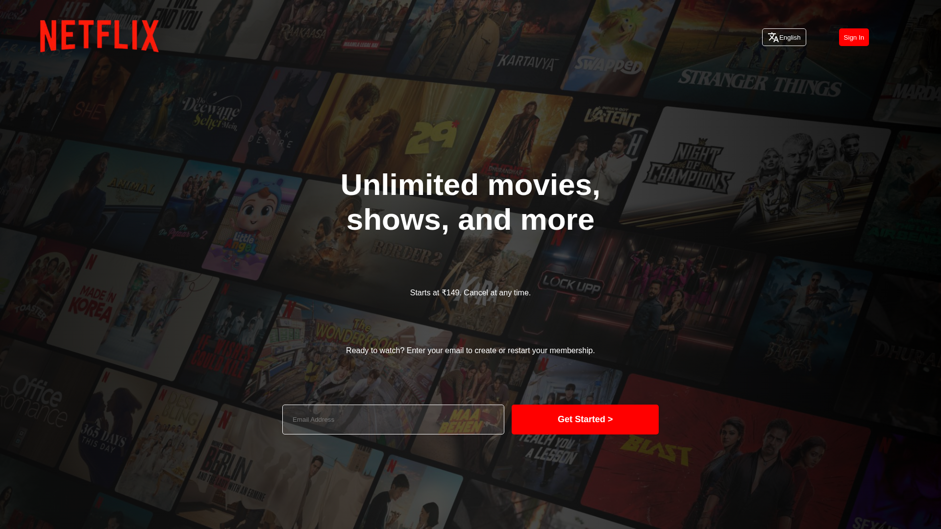 Screenshot of netfflixui.netlify.app
