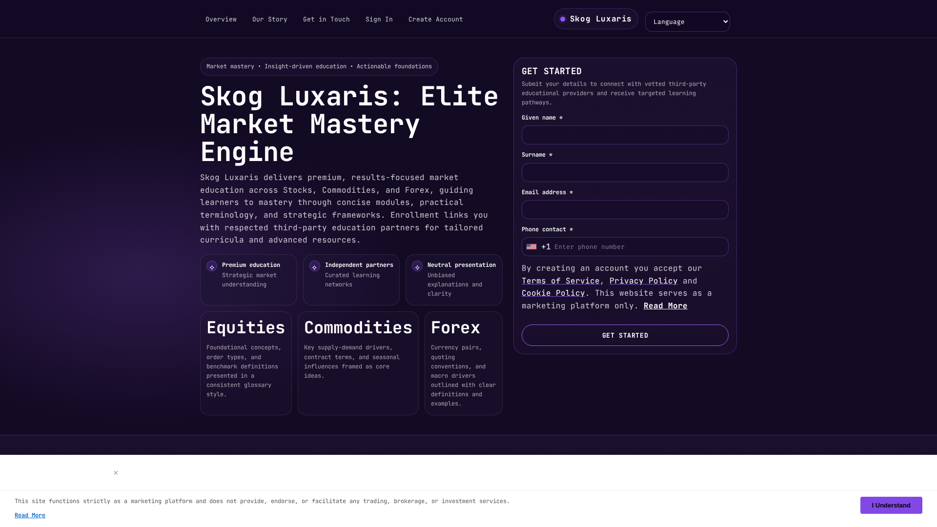 Screenshot of skogluxaris-software.com