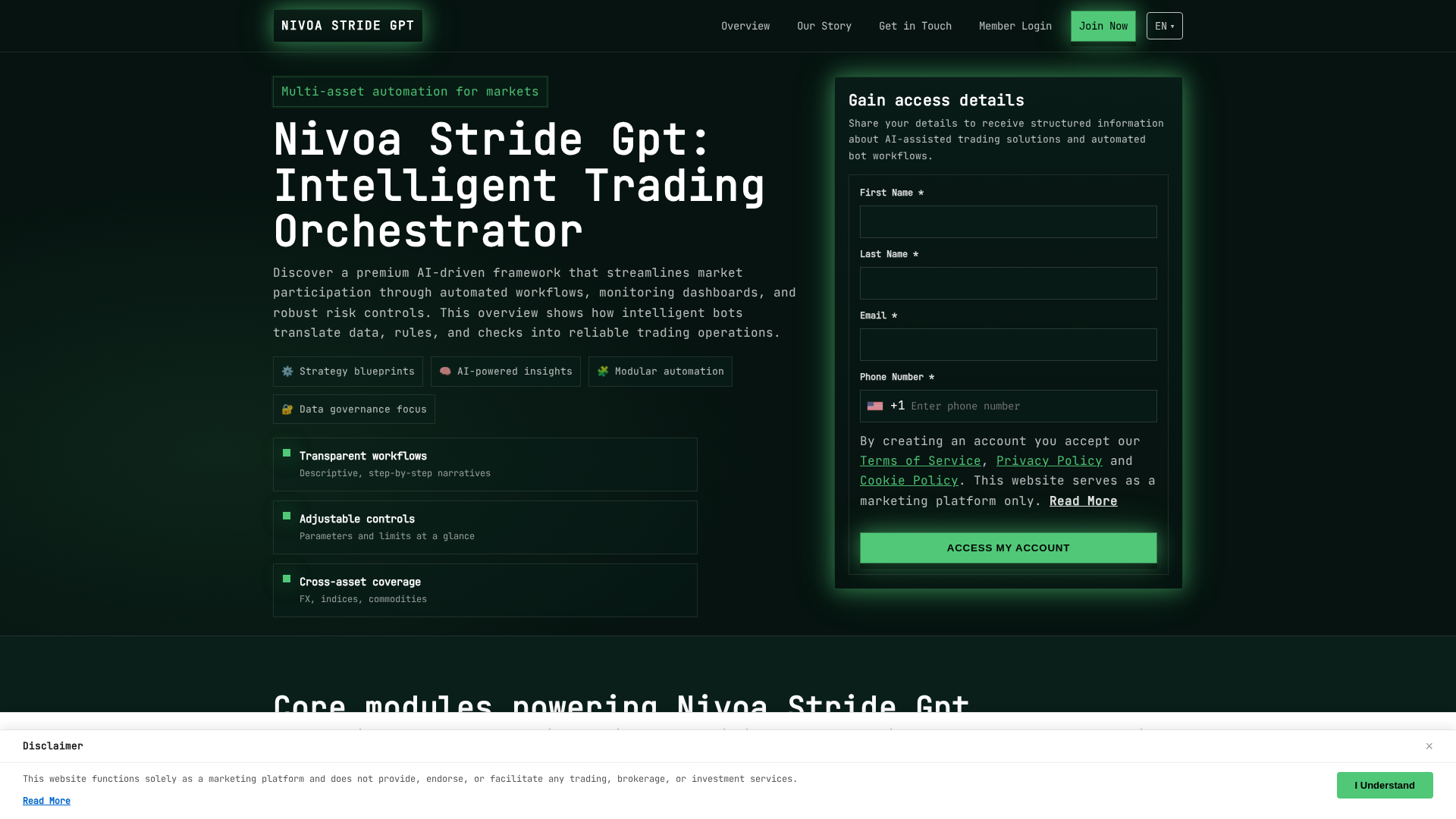 Screenshot of nivoastridegpt.xyz