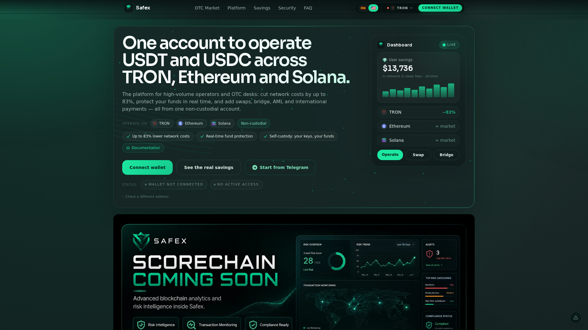 Screenshot of safex.lat
