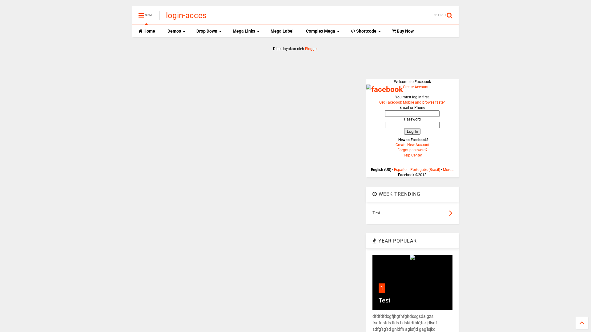 Screenshot of login-access.blogspot.com