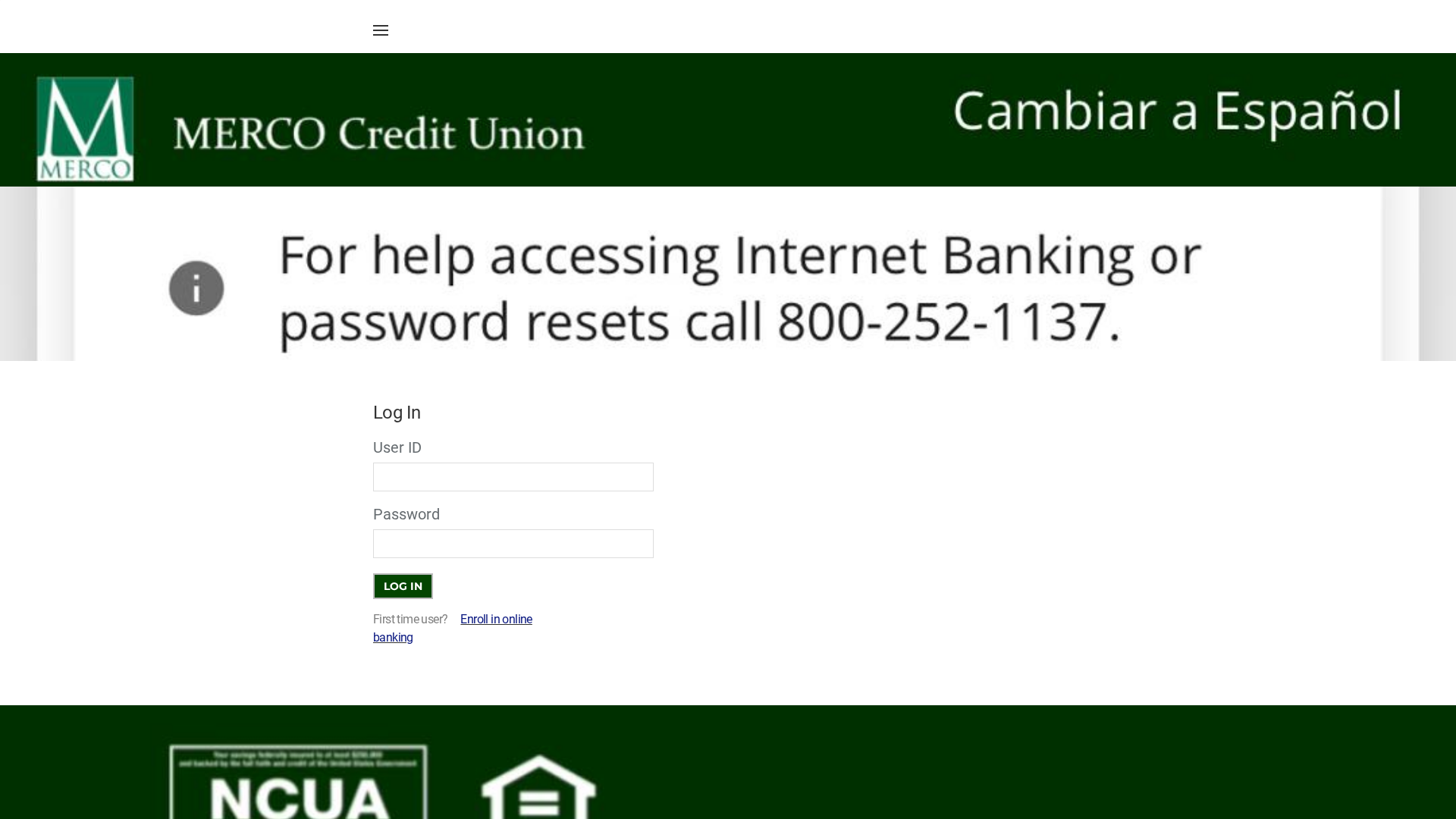 Screenshot of mercocreditunionbank.weebly.com