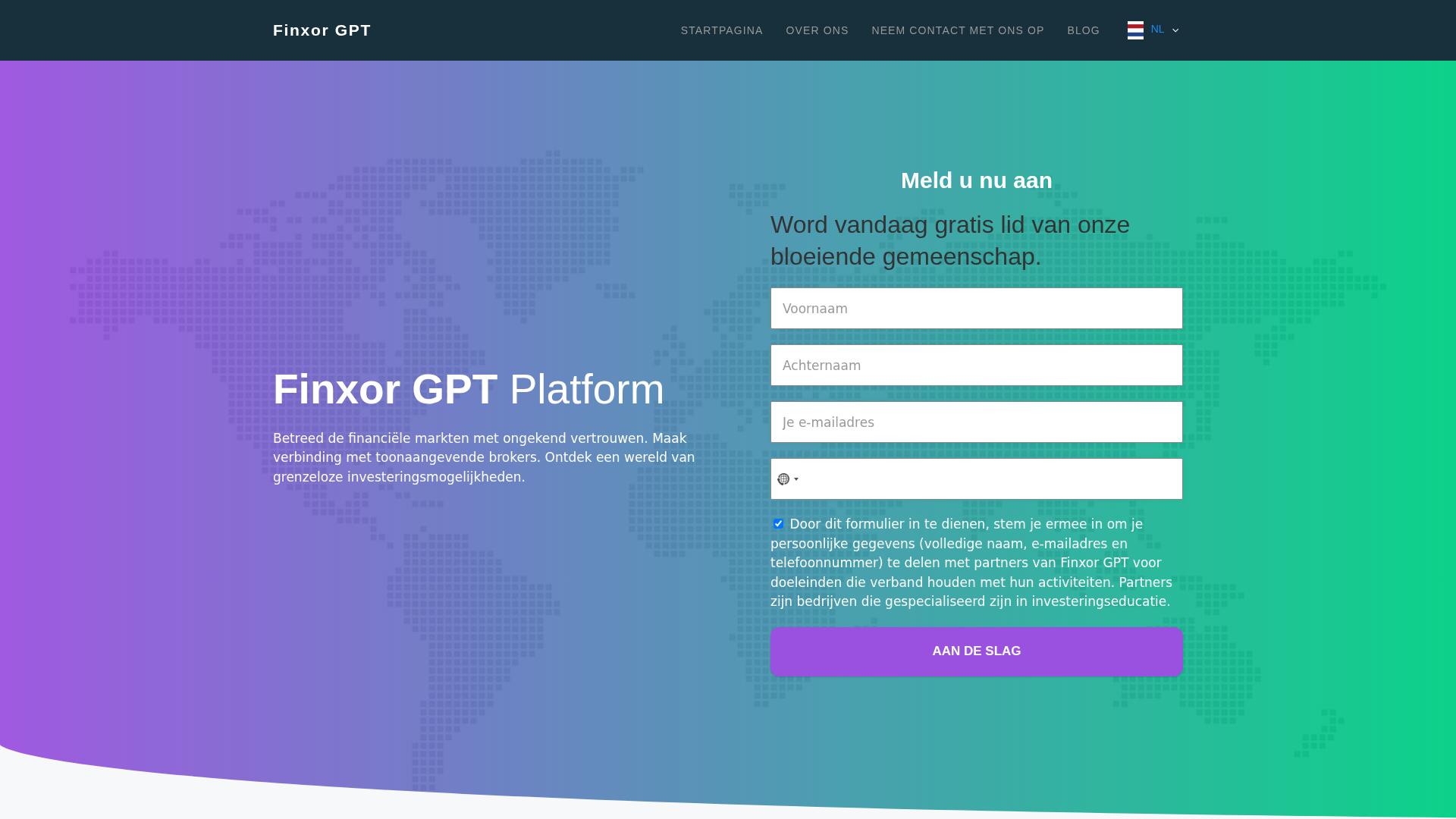 Screenshot of thefinxorgptdenmark.com