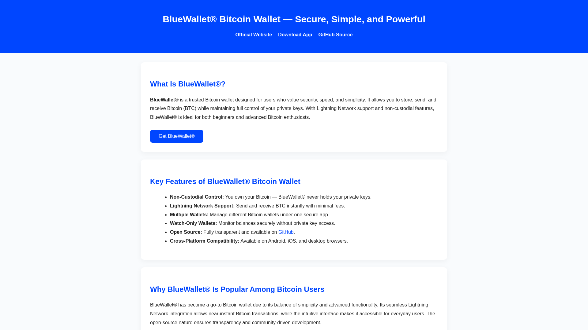 Screenshot of connected-bluewalllet-bitcoin.pages.dev