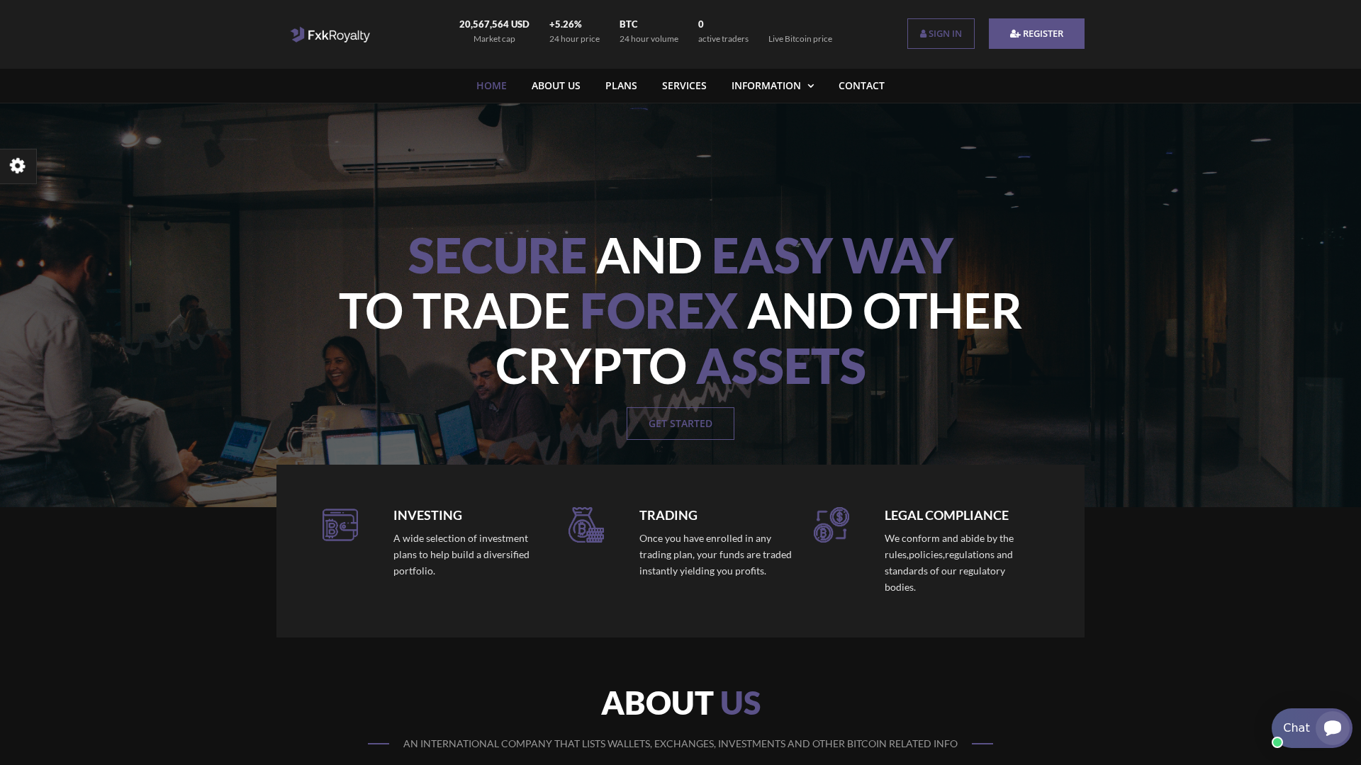 Screenshot of fxkroyalty.com