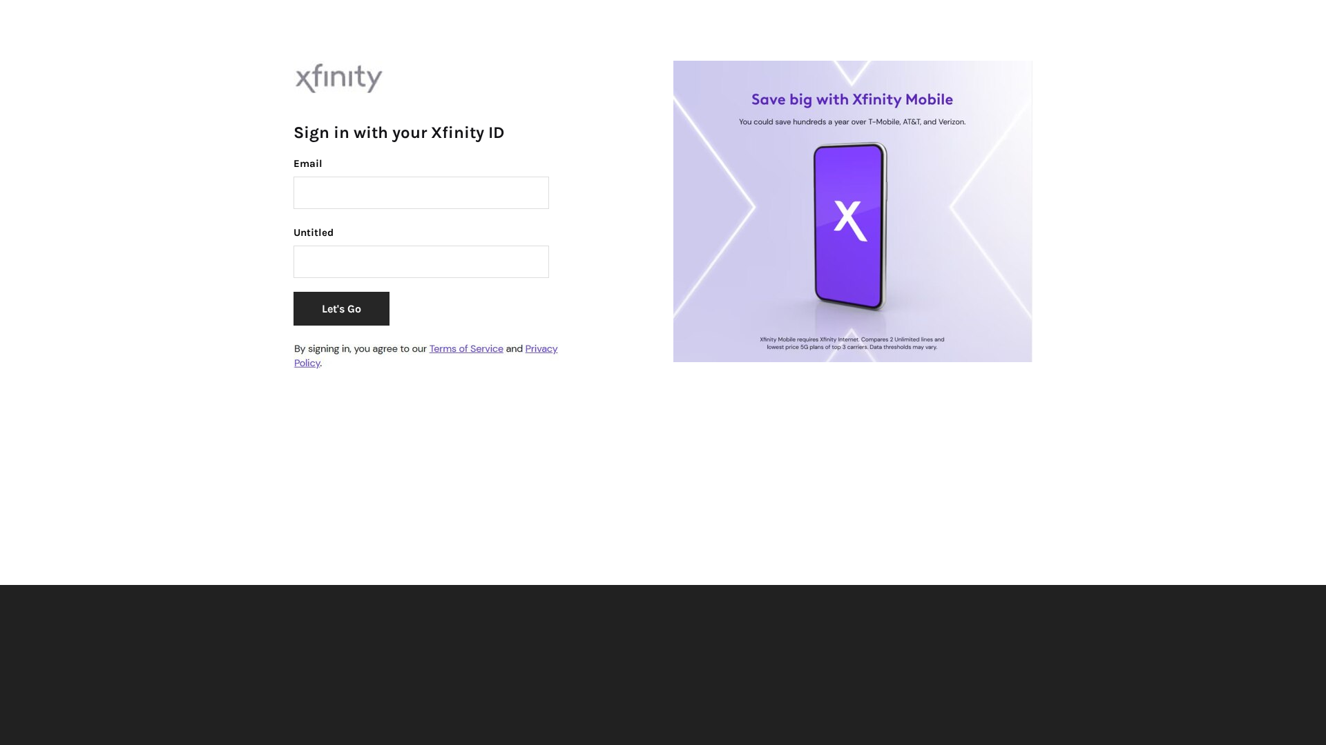 Screenshot of www.xfinitymail2025.weebly.com