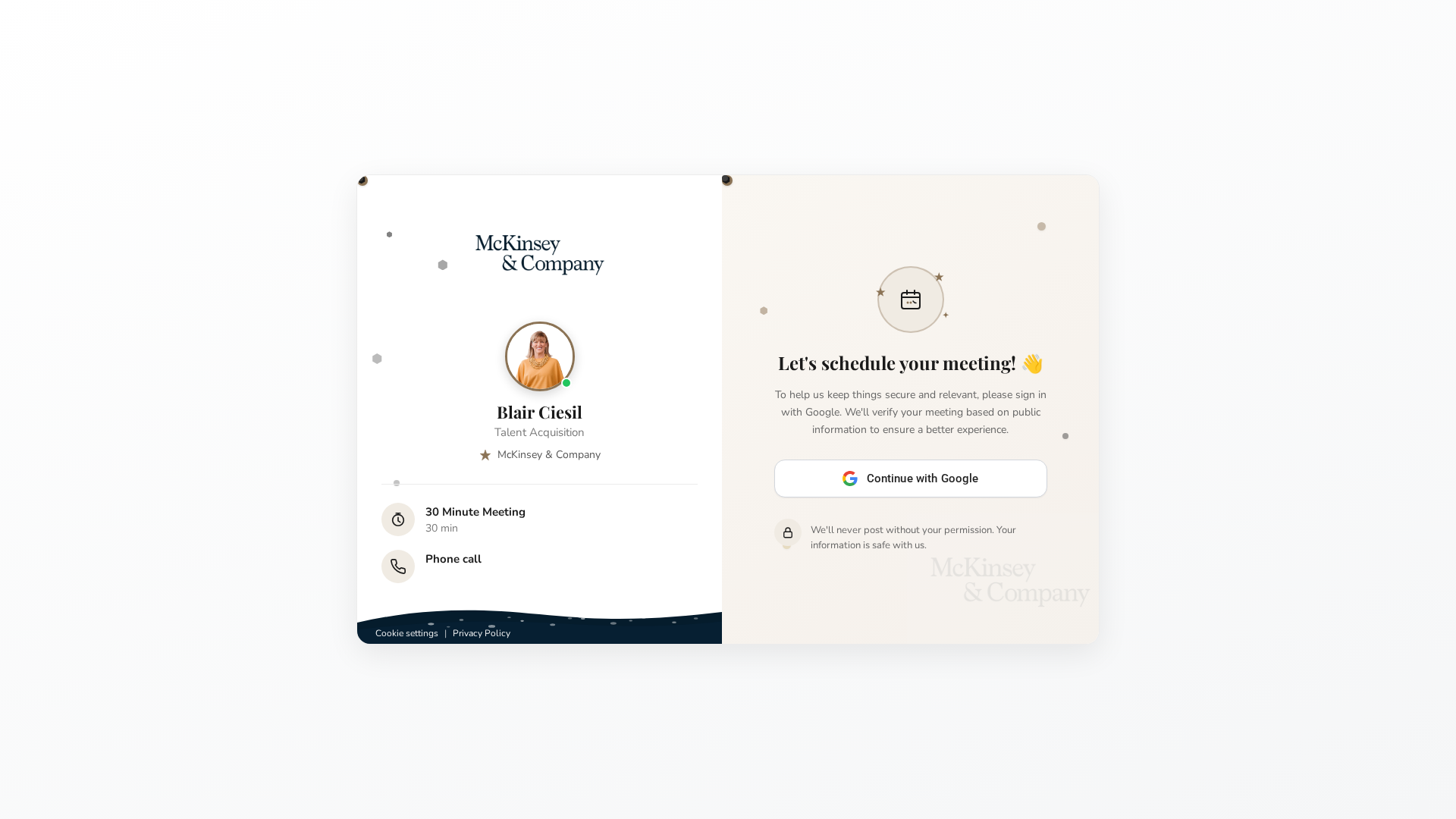 Screenshot of mckinsey-careers.com