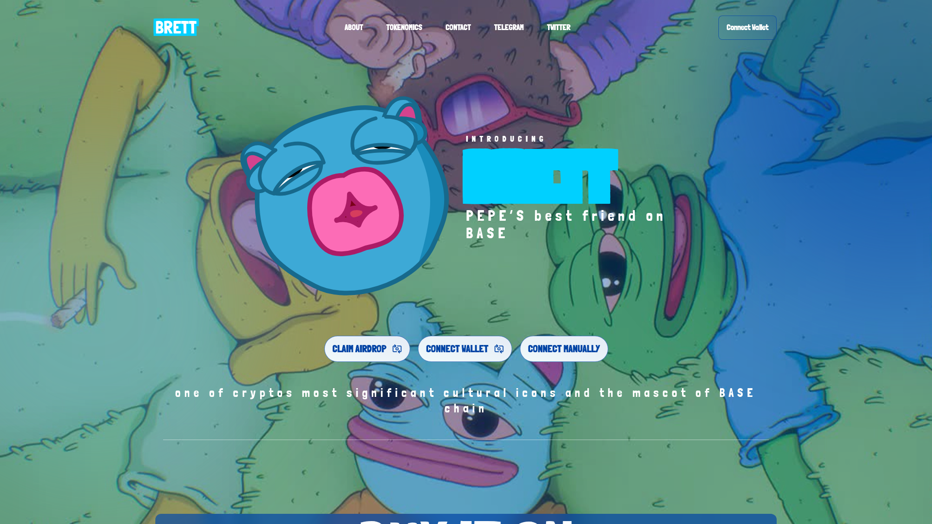 Screenshot of basedbrettokens.pages.dev