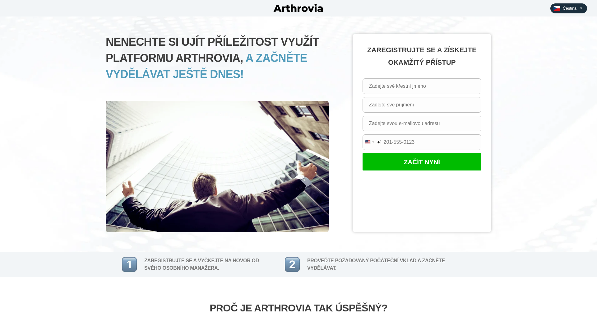 Screenshot of arthrovia-cz.live