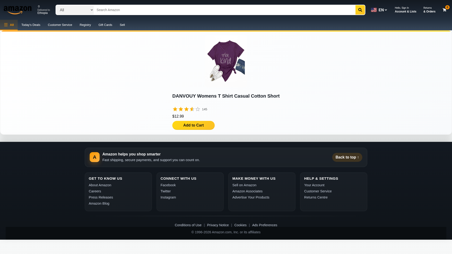 Screenshot of amazon-clone-six-rho-44.vercel.app